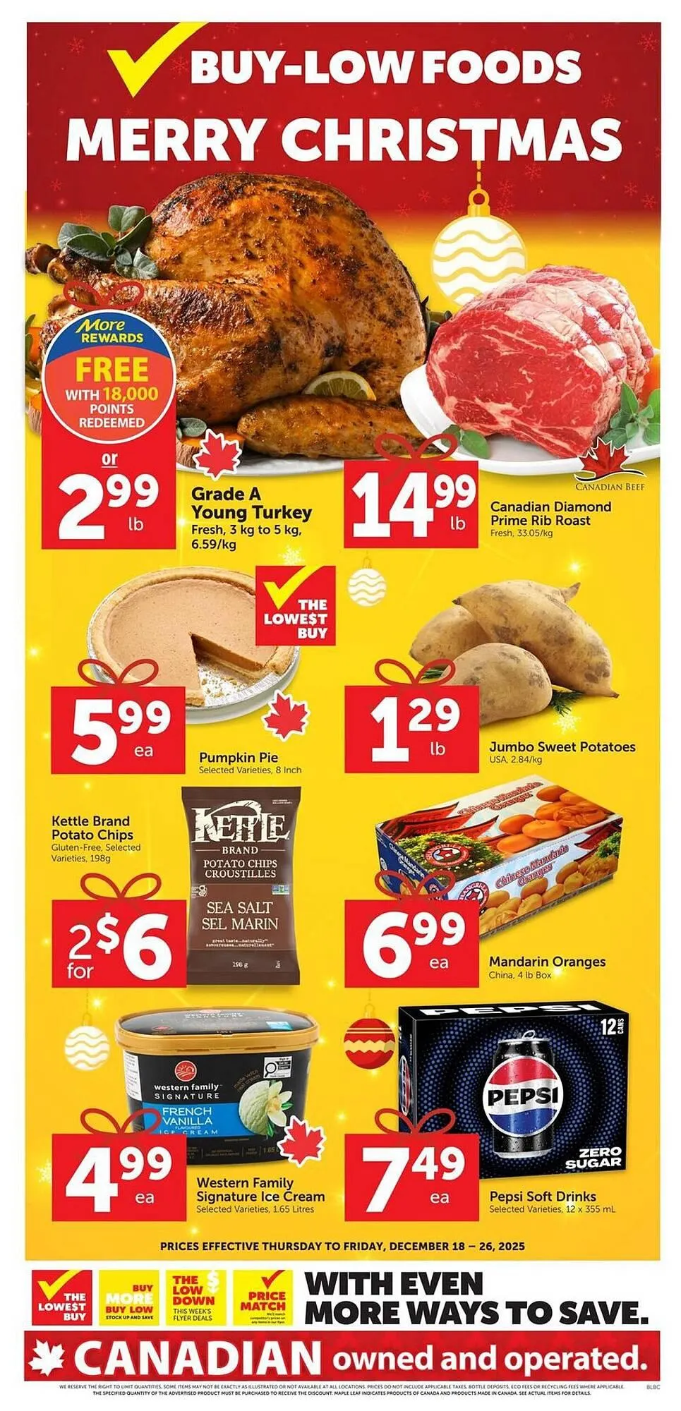 Buy-Low Foods flyer from December 18 to December 26 2025 - flyer page 1