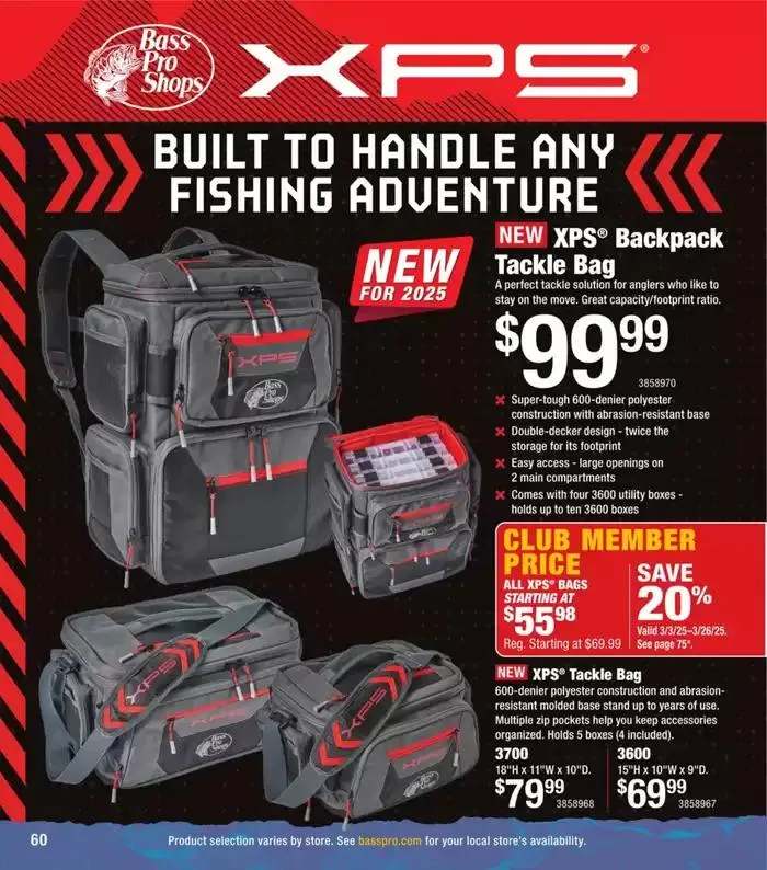 Fishing Specialist Catalog from March 5 to April 3 2025 - flyer page 61