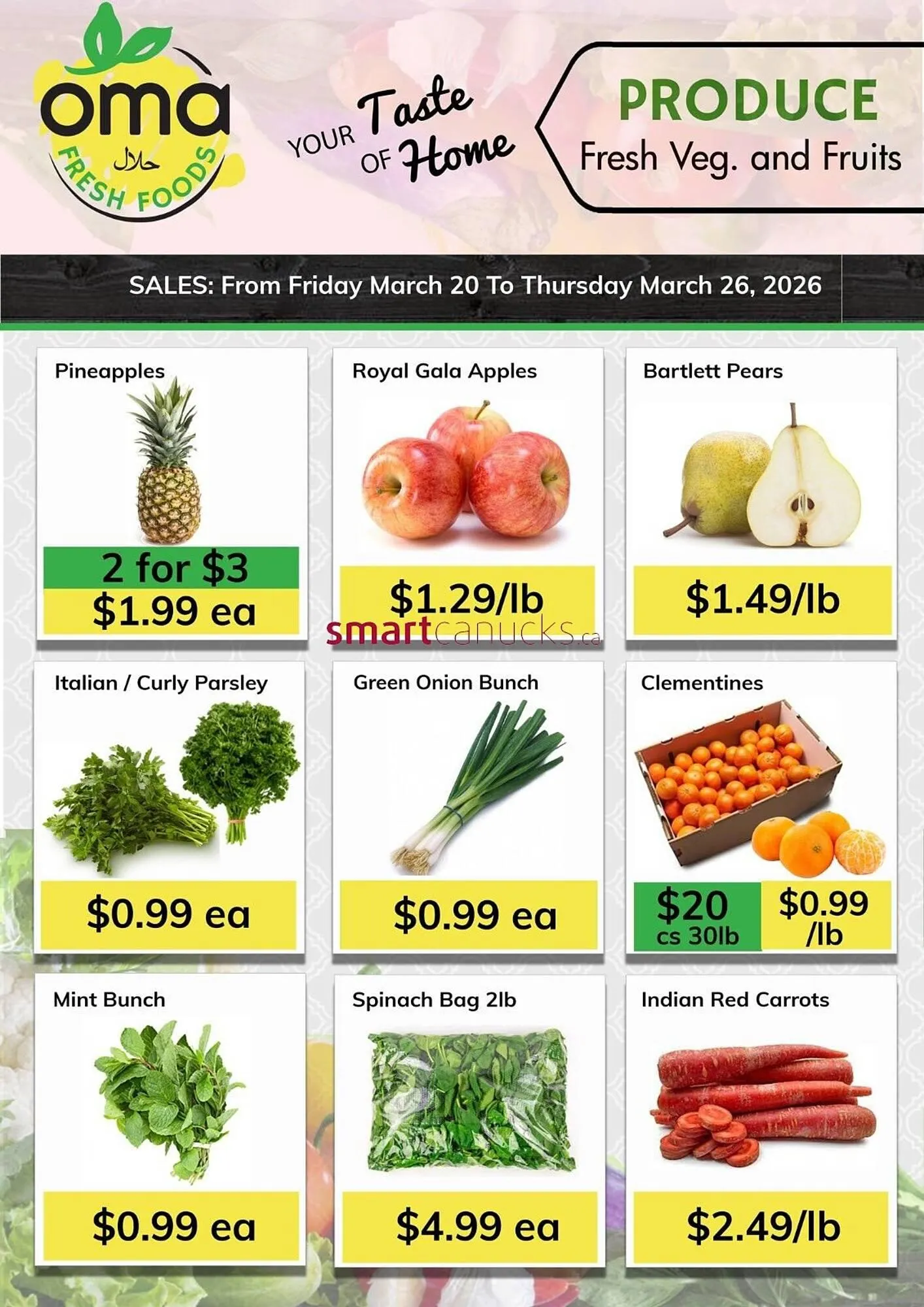 Oma Fresh Foods flyer from March 20 to March 26 2026 - flyer page 8