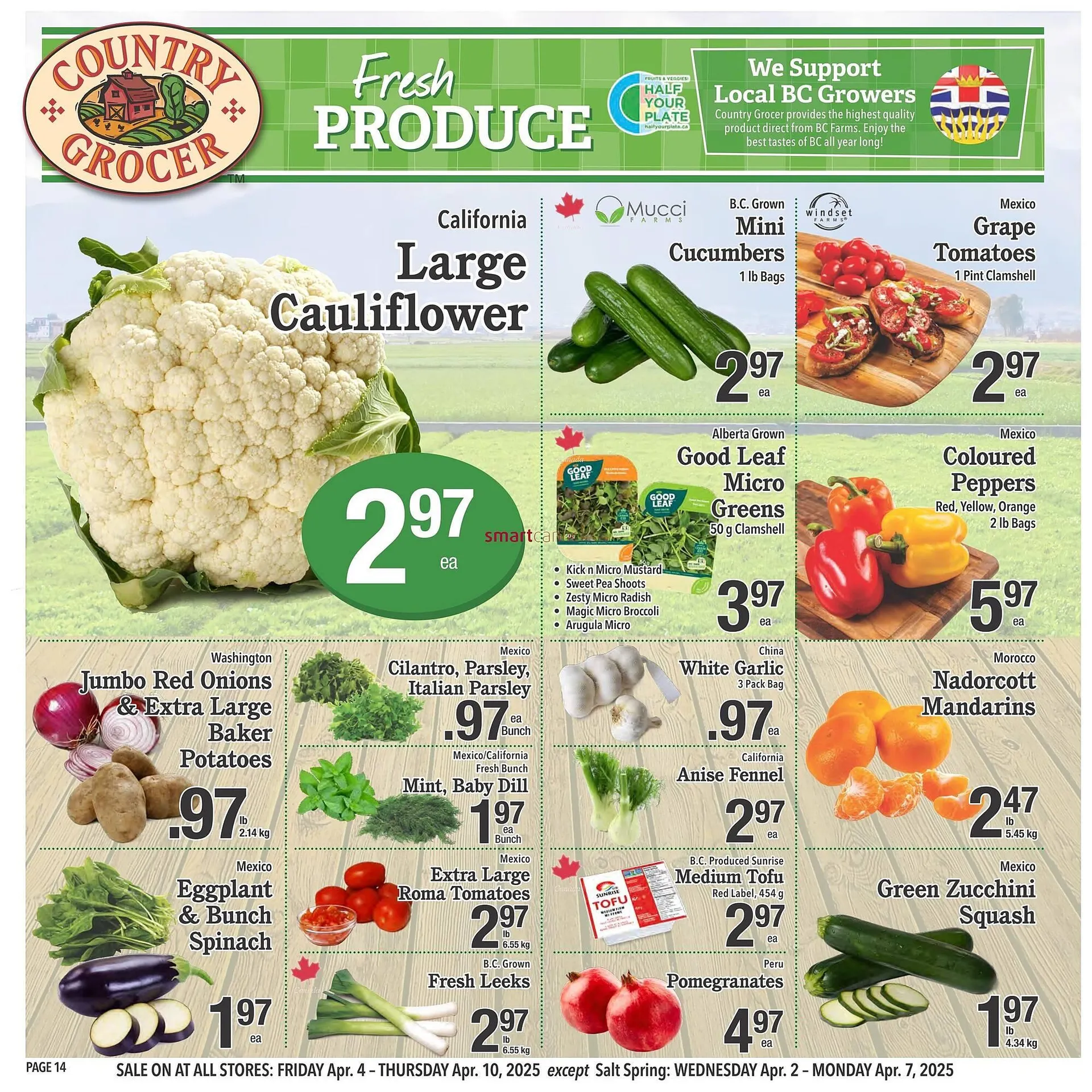 Country Grocer flyer from April 3 to April 9 2025 - flyer page 14