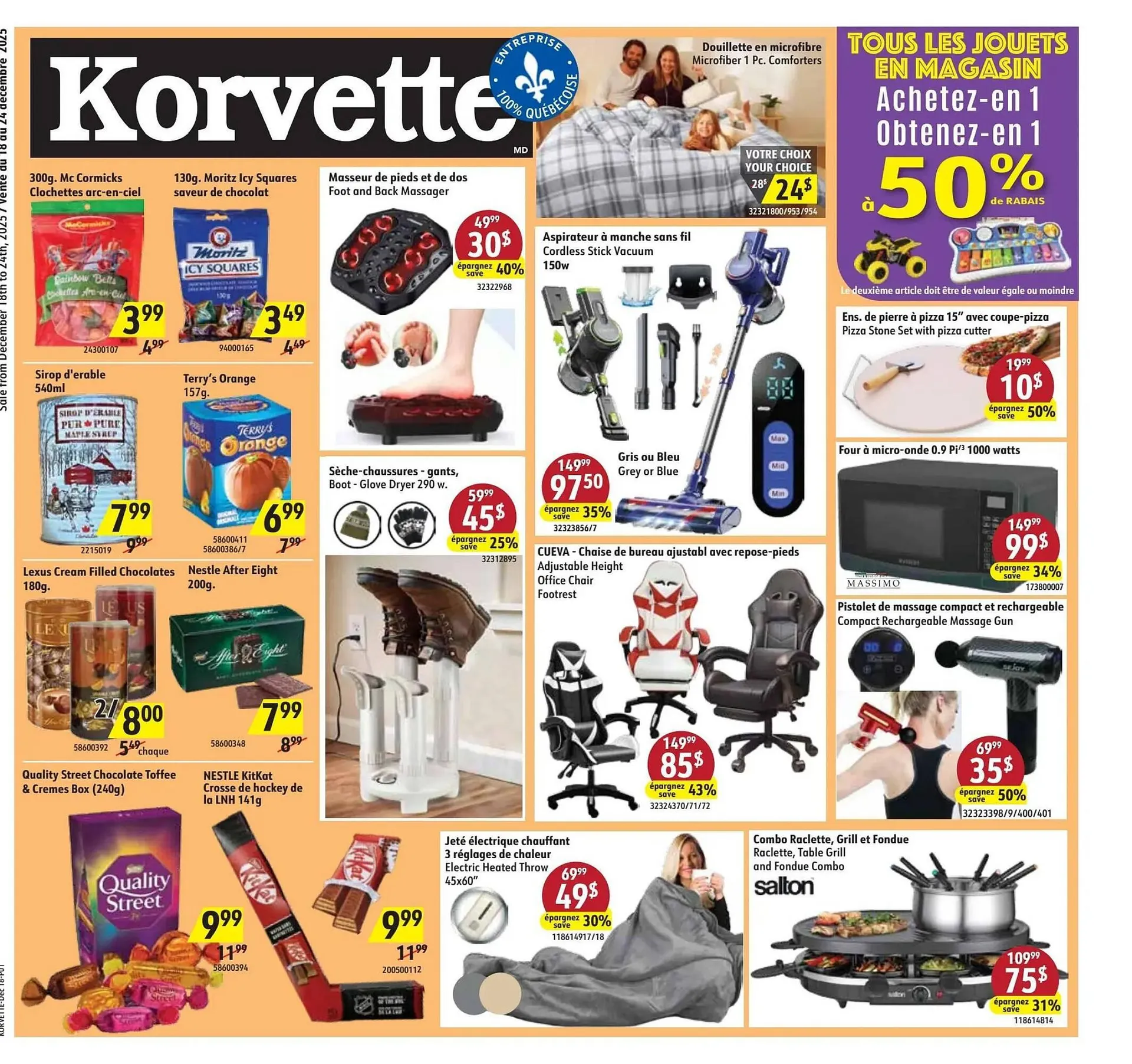 Korvette flyer from December 18 to December 24 2025 - flyer page 1