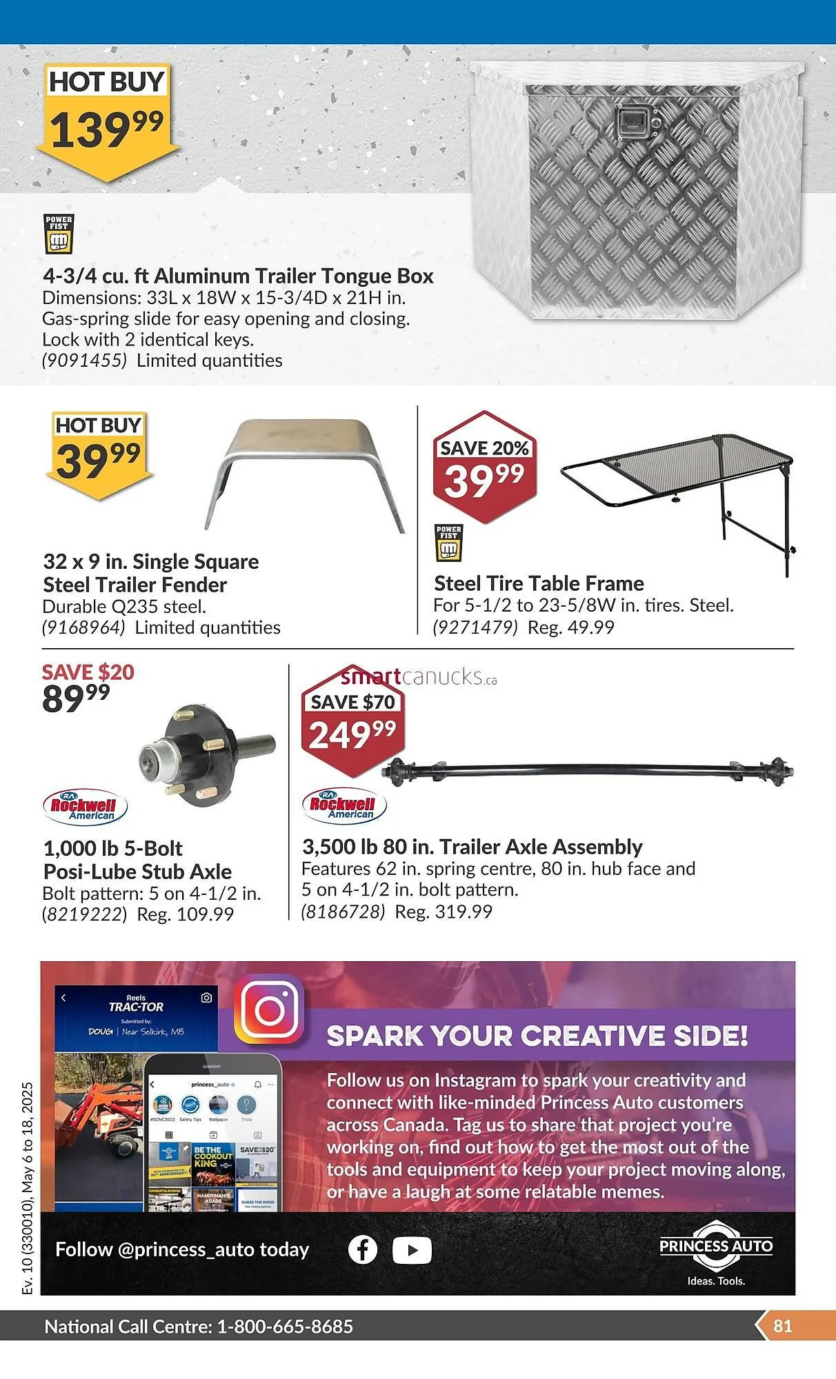 Princess Auto flyer from May 5 to May 11 2025 - flyer page 84