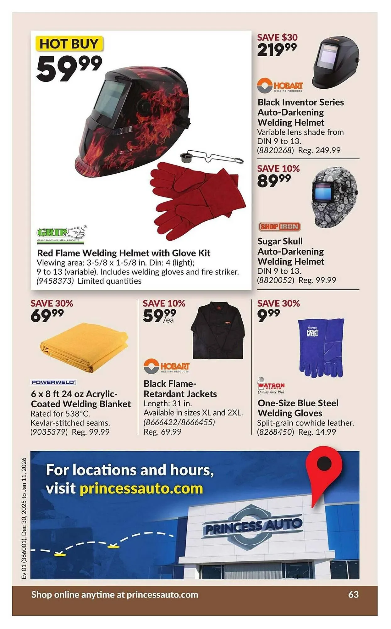 Princess Auto flyer from December 26 to January 2 2026 - flyer page 67