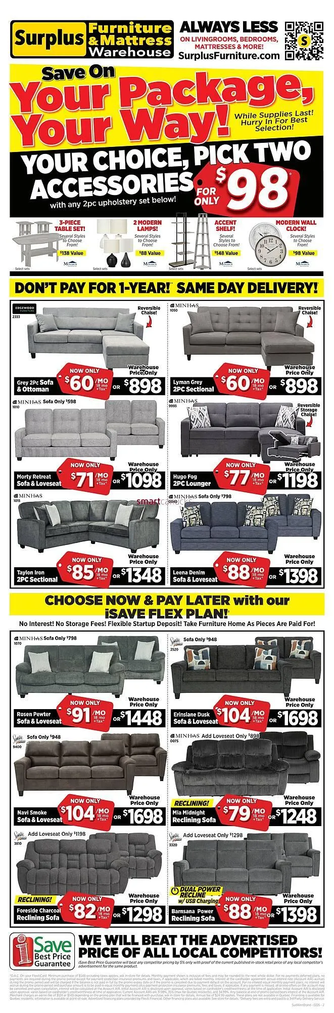 Surplus Furniture flyer - 1