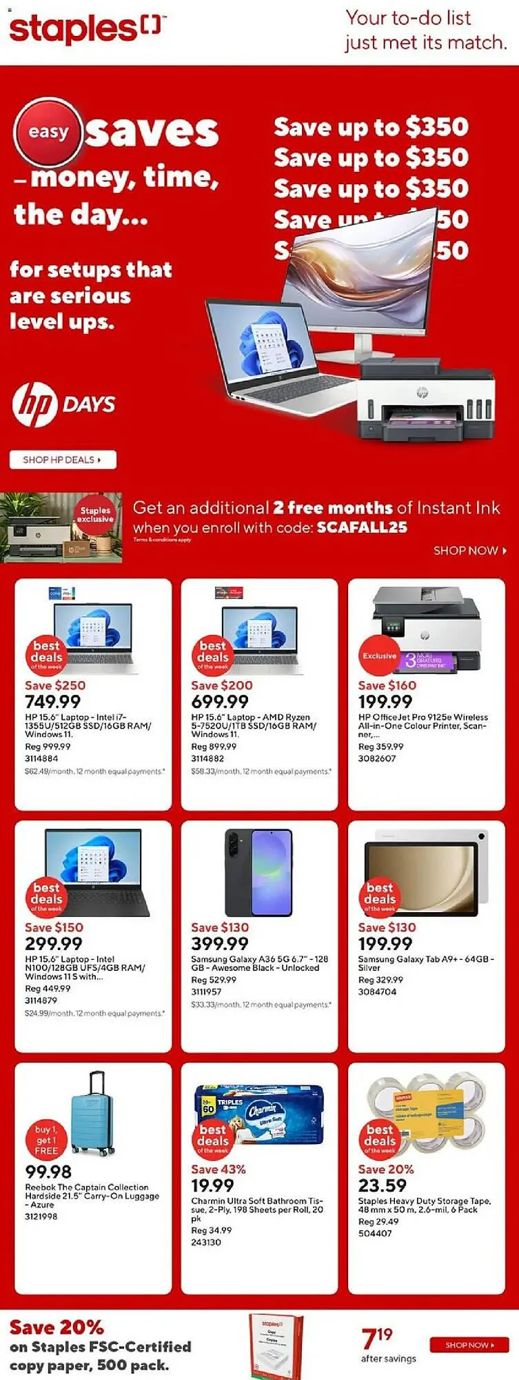 Staples flyer - 1