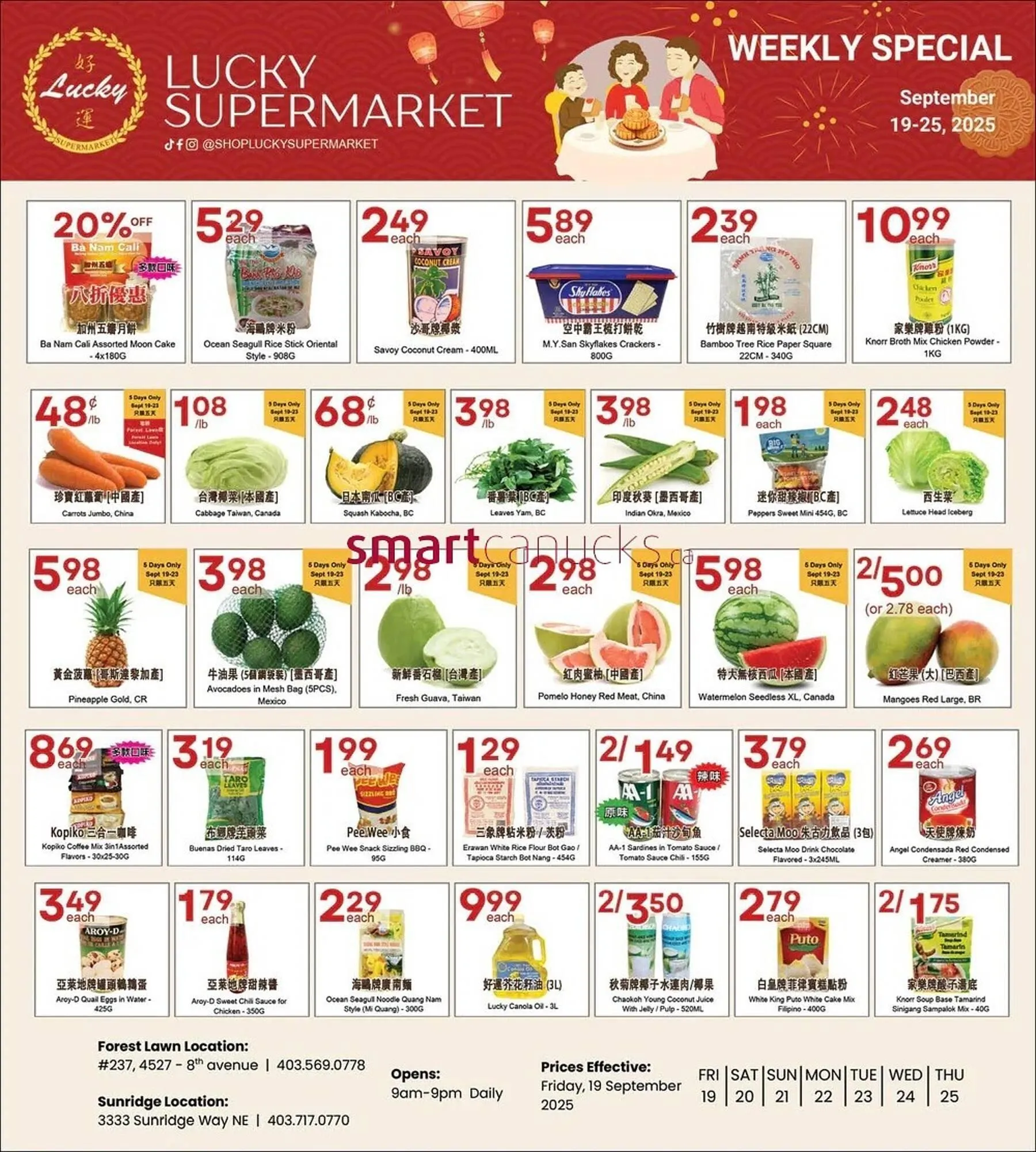 Lucky Supermarket flyer from September 19 to September 25 2025 - flyer page 1