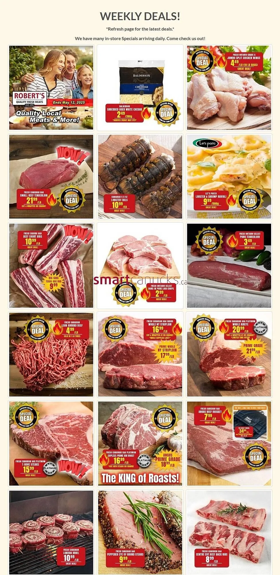 Roberts Fresh and Boxed Meats flyer - 1