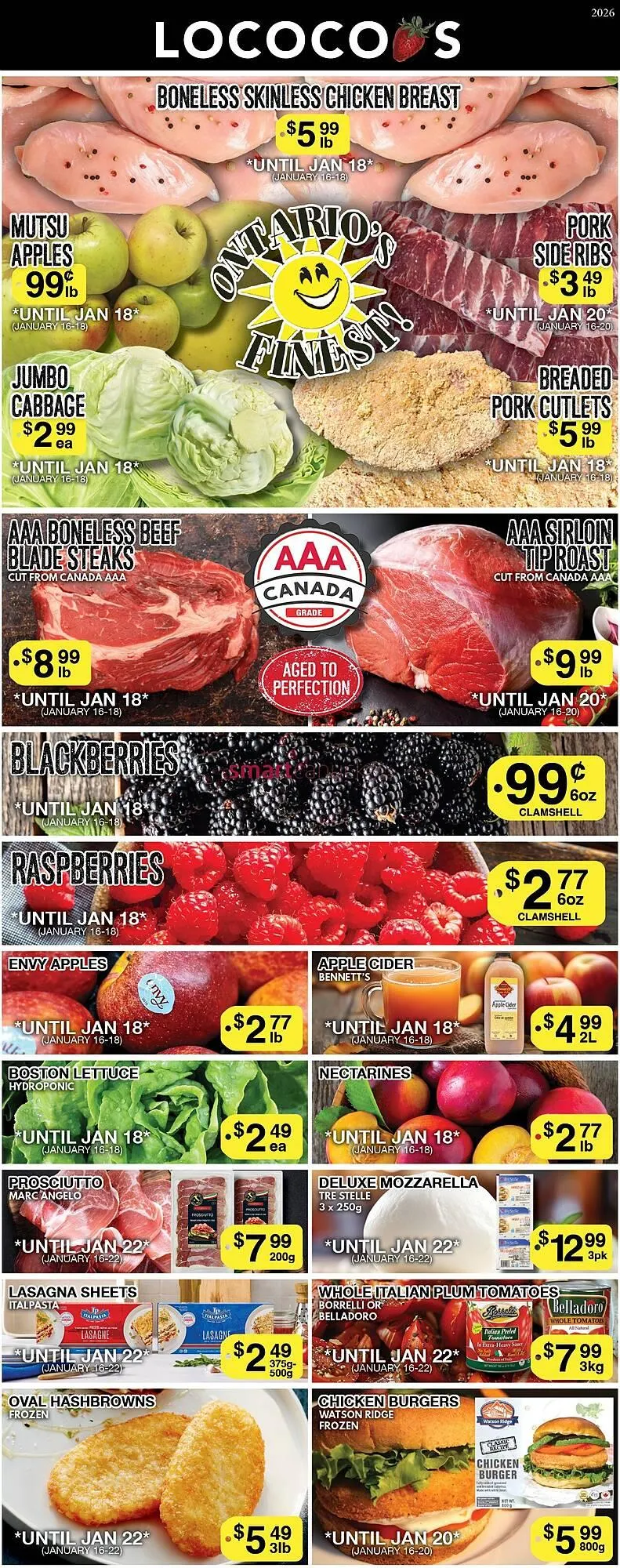 Lococo's flyer from January 16 to January 18 2026 - flyer page 1