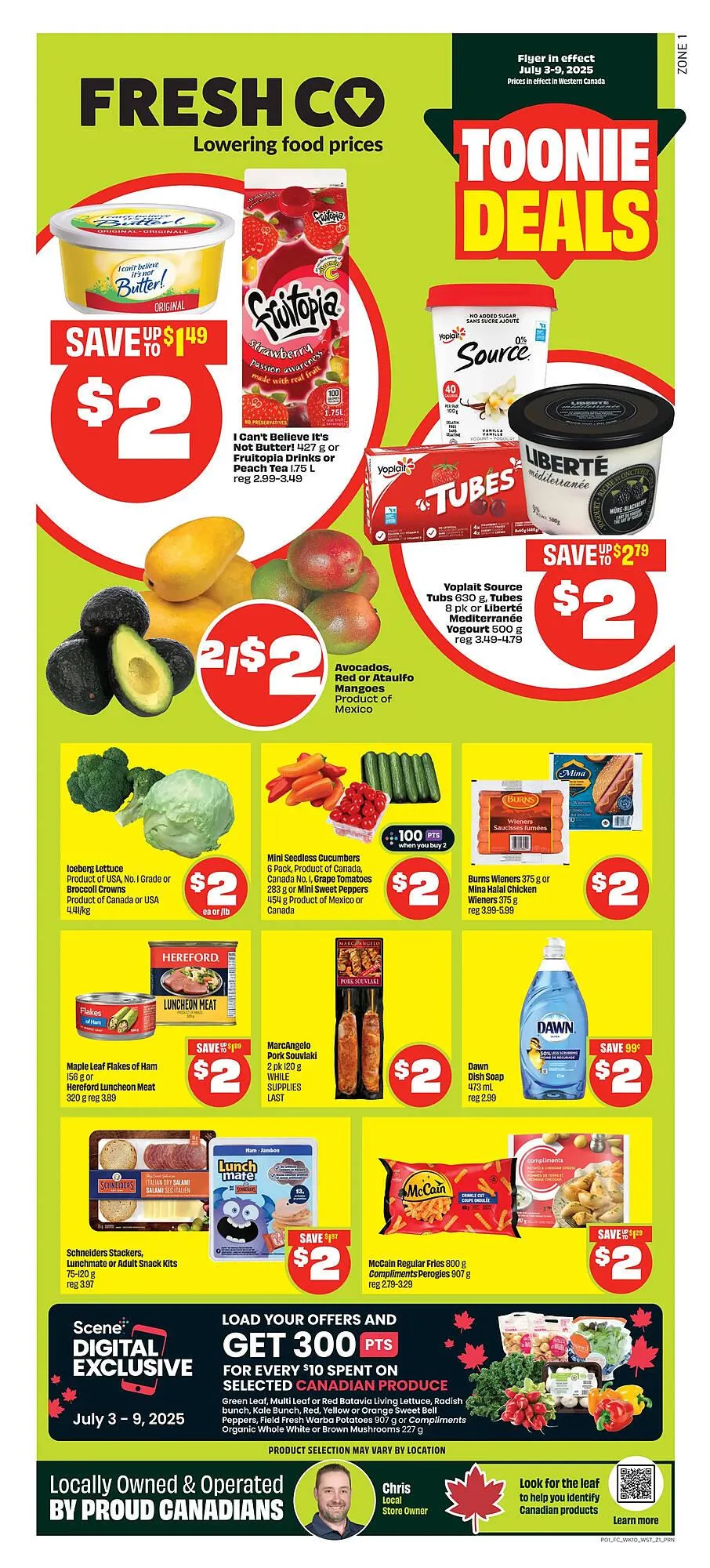 FreshCo flyer from July 3 to July 9 2025 - flyer page 1