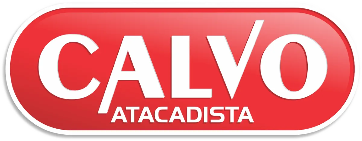 Calvo Atacadista logo de folhetos