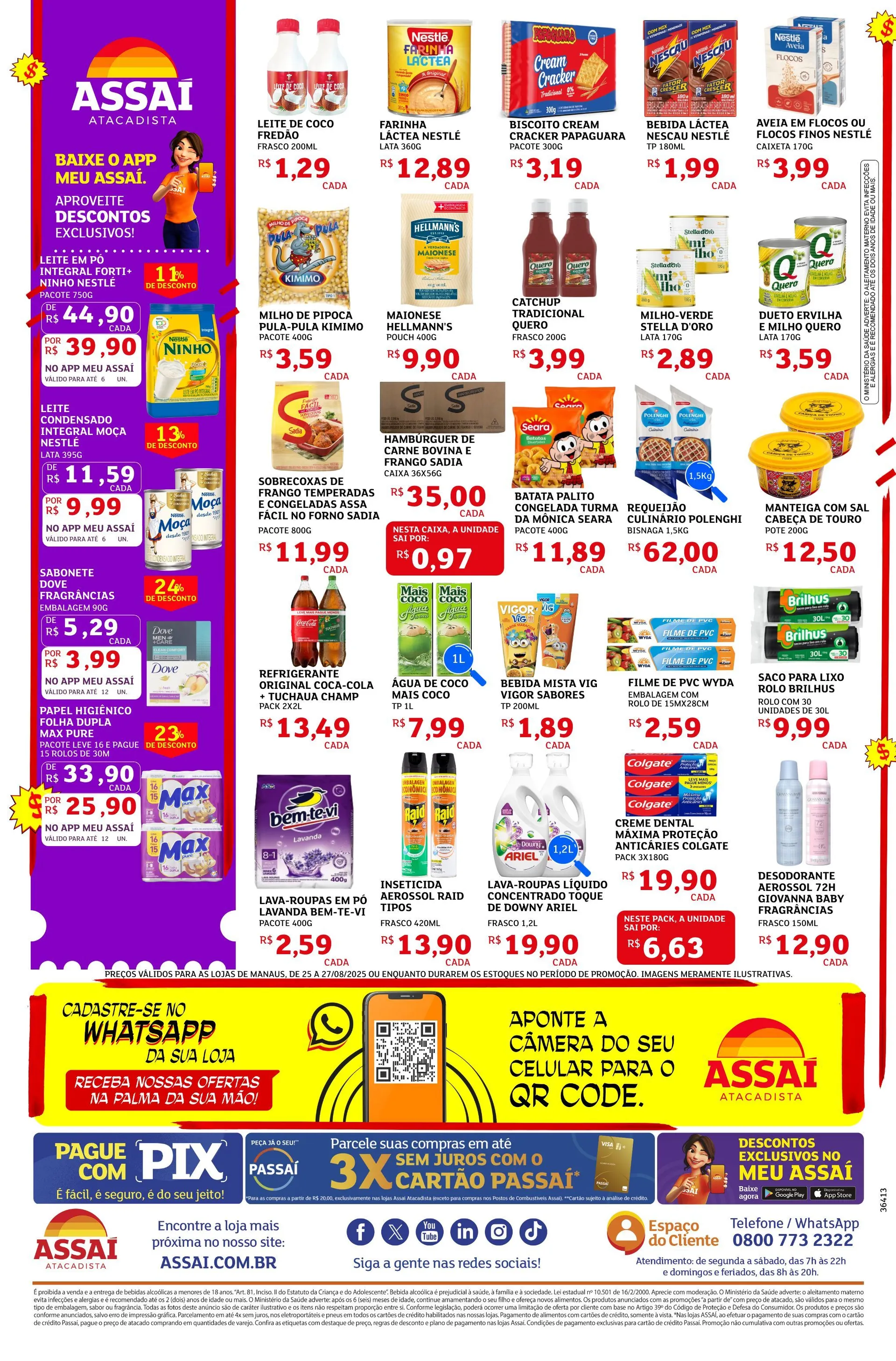 Encarte de Folhetos Assaí Atacadista 26 de agosto até 27 de agosto 2025 - Pagina 2
