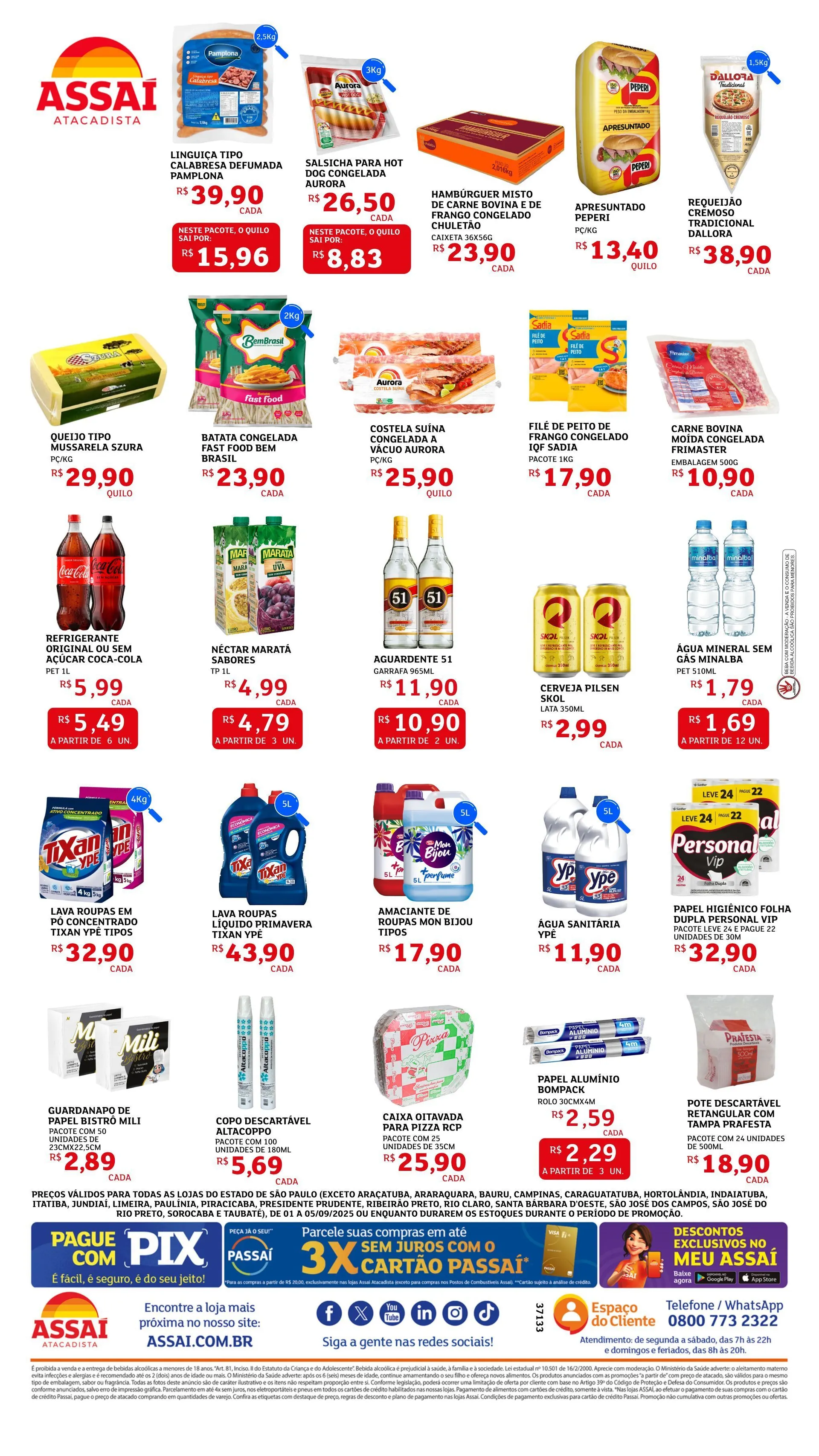 Encarte de Folhetos Assaí Atacadista 1 de setembro até 9 de setembro 2025 - Pagina 2