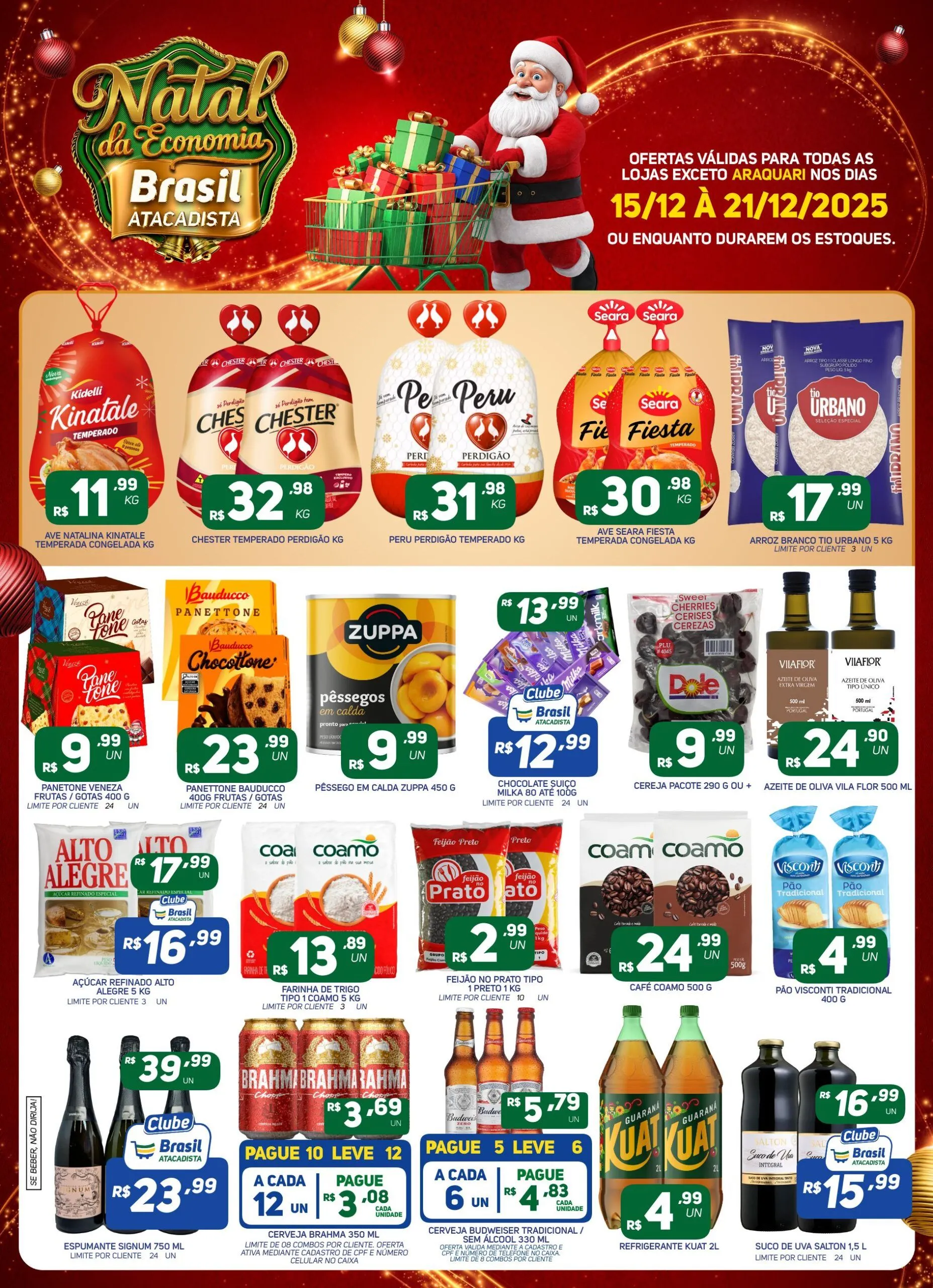 Encarte de Brasil Atacadista Ofertas 15 de dezembro até 21 de dezembro 2025 - Pagina 1