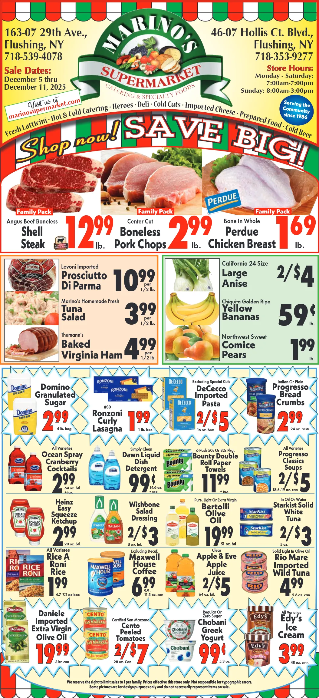 Weekly ad Marino's Supermarket Sales from December 5 to December 11 2025 - Page 3