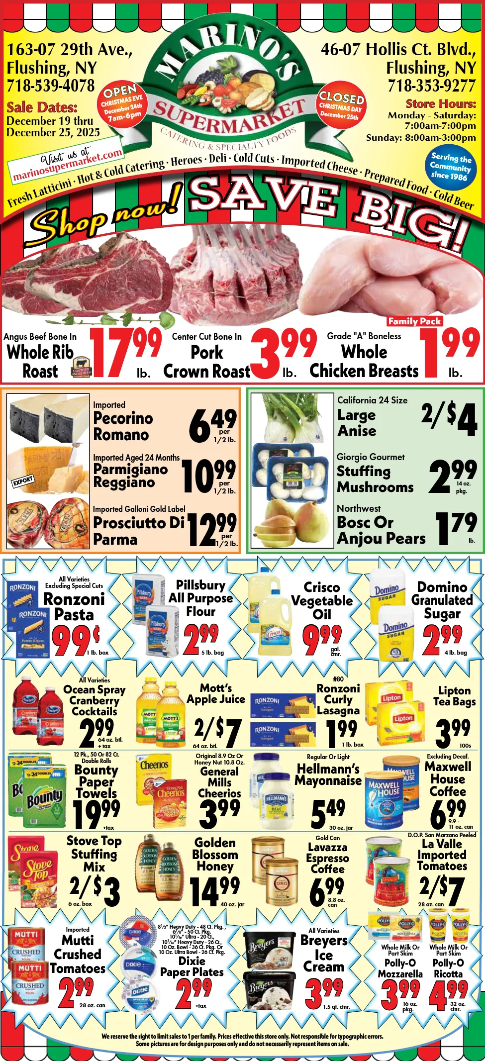 Weekly ad Marino's Supermarket Sales from December 19 to December 25 2025 - Page 3