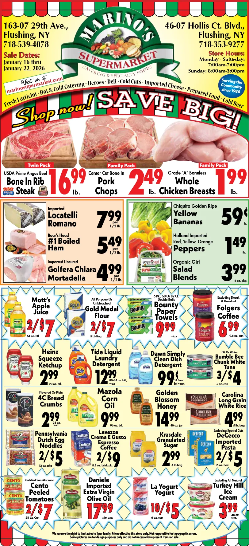 Weekly ad Marino's Supermarket Sales from January 16 to January 22 2026 - Page 3