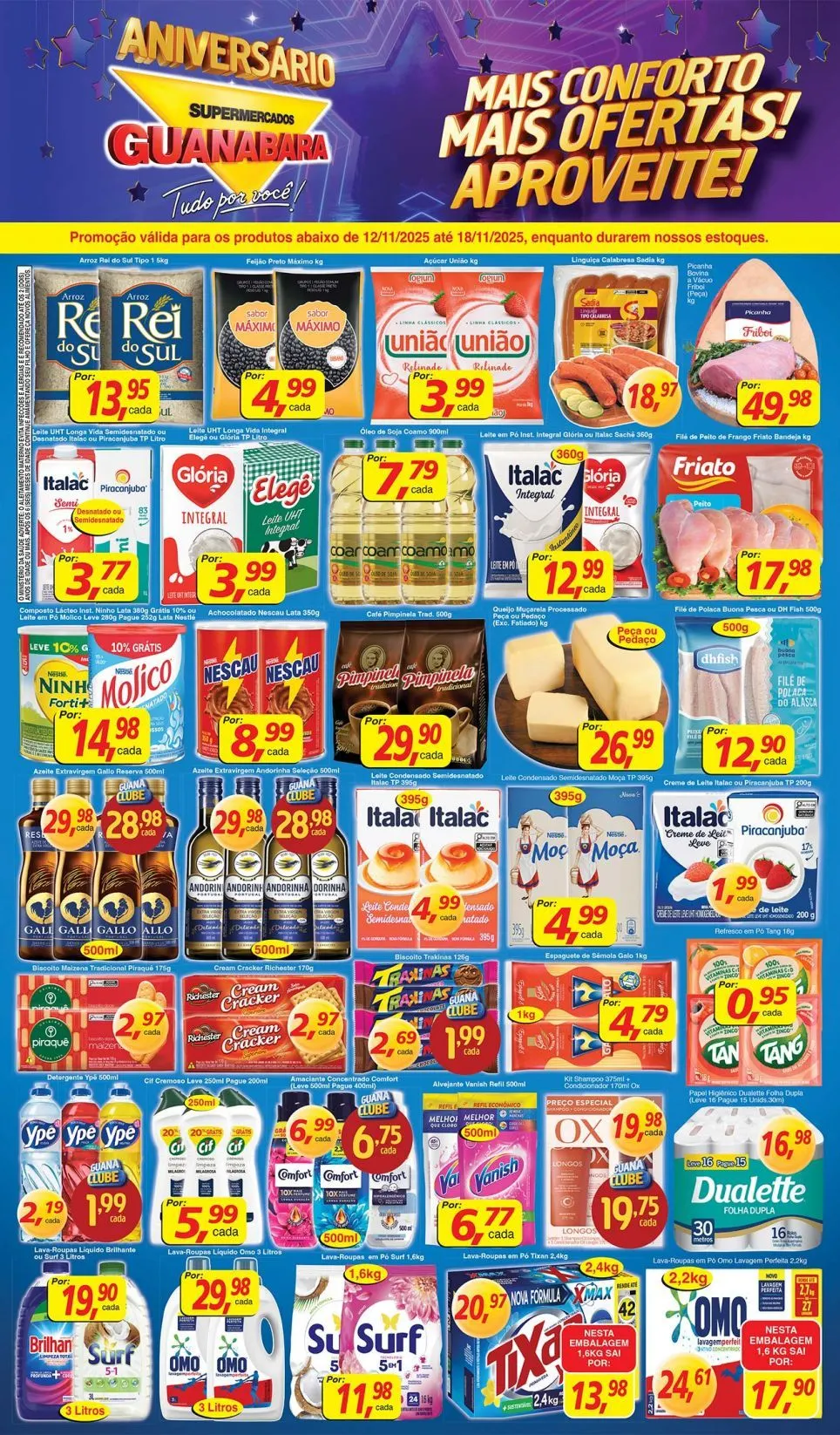 Encarte de Supermercados Guanabara Ofertas 12 de novembro até 18 de novembro 2025 - Pagina 1