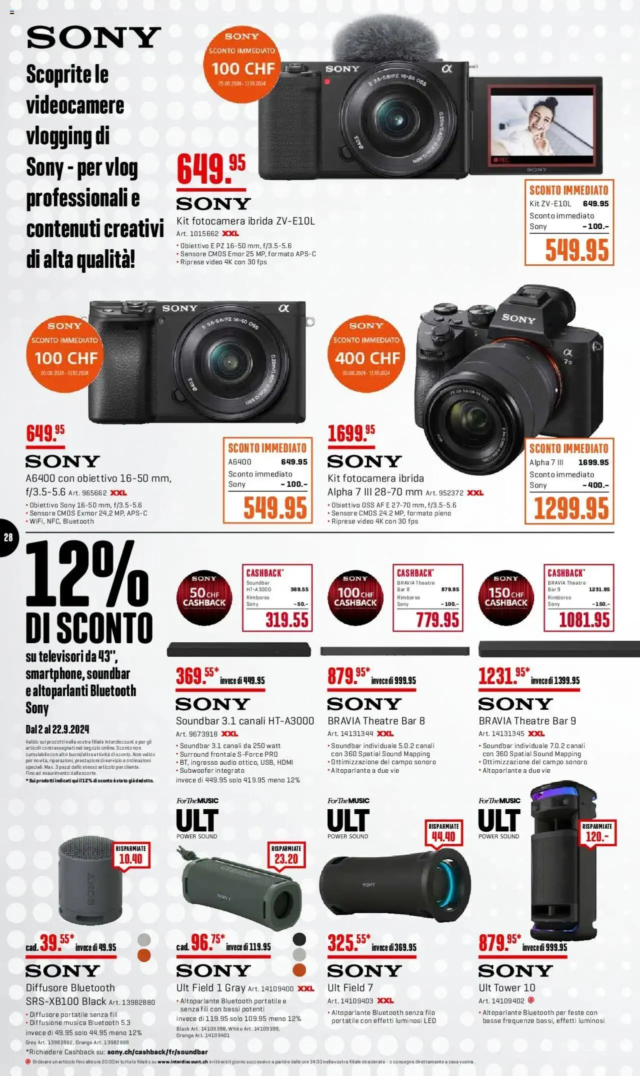 Interdiscount Prospetto - Mobile von 9. September bis 22. September 2024 - Prospekt seite  28