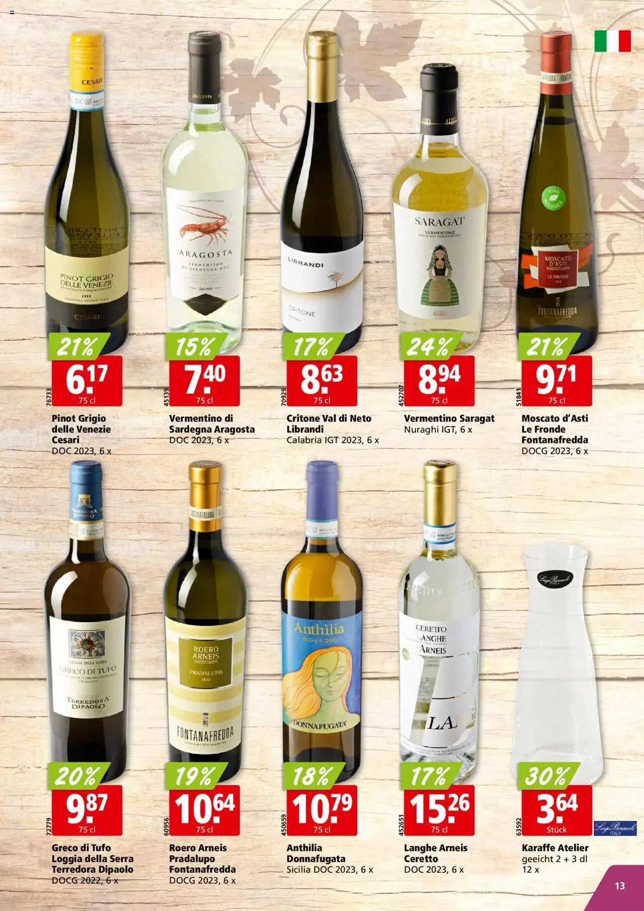 Aligro Aktionen Weinfestival - Matran von 23. September bis 5. Oktober 2024 - Prospekt seite  13