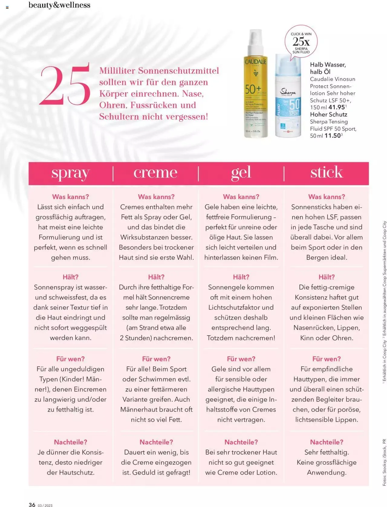 Coop City Aktionen von 13. Juni bis 31. Dezember 2023 - Prospekt seite 36