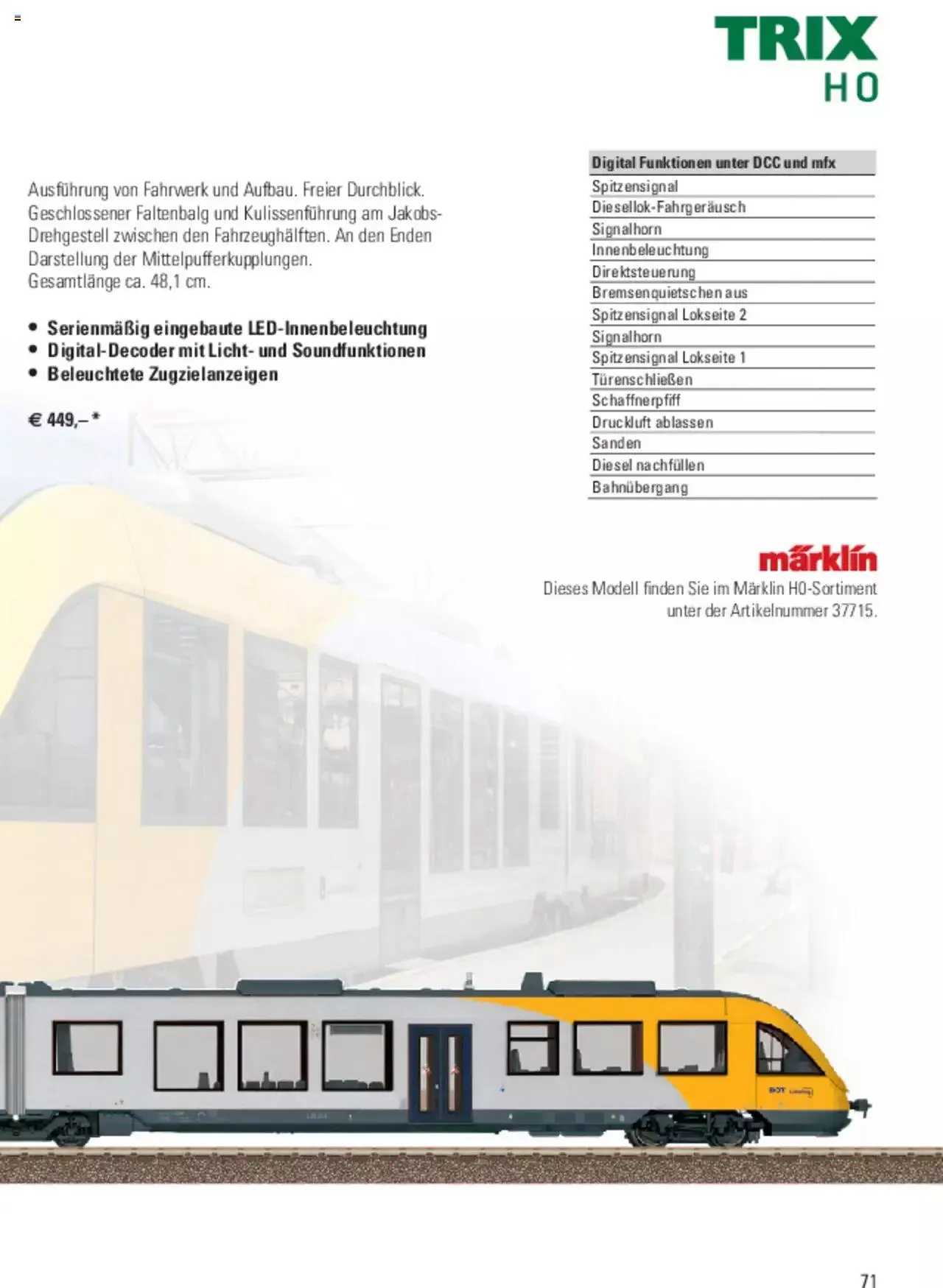 Conrad - TRIX H0 Neuheiten 2022 von 28. März bis 31. Dezember 2023 - Prospekt seite 250