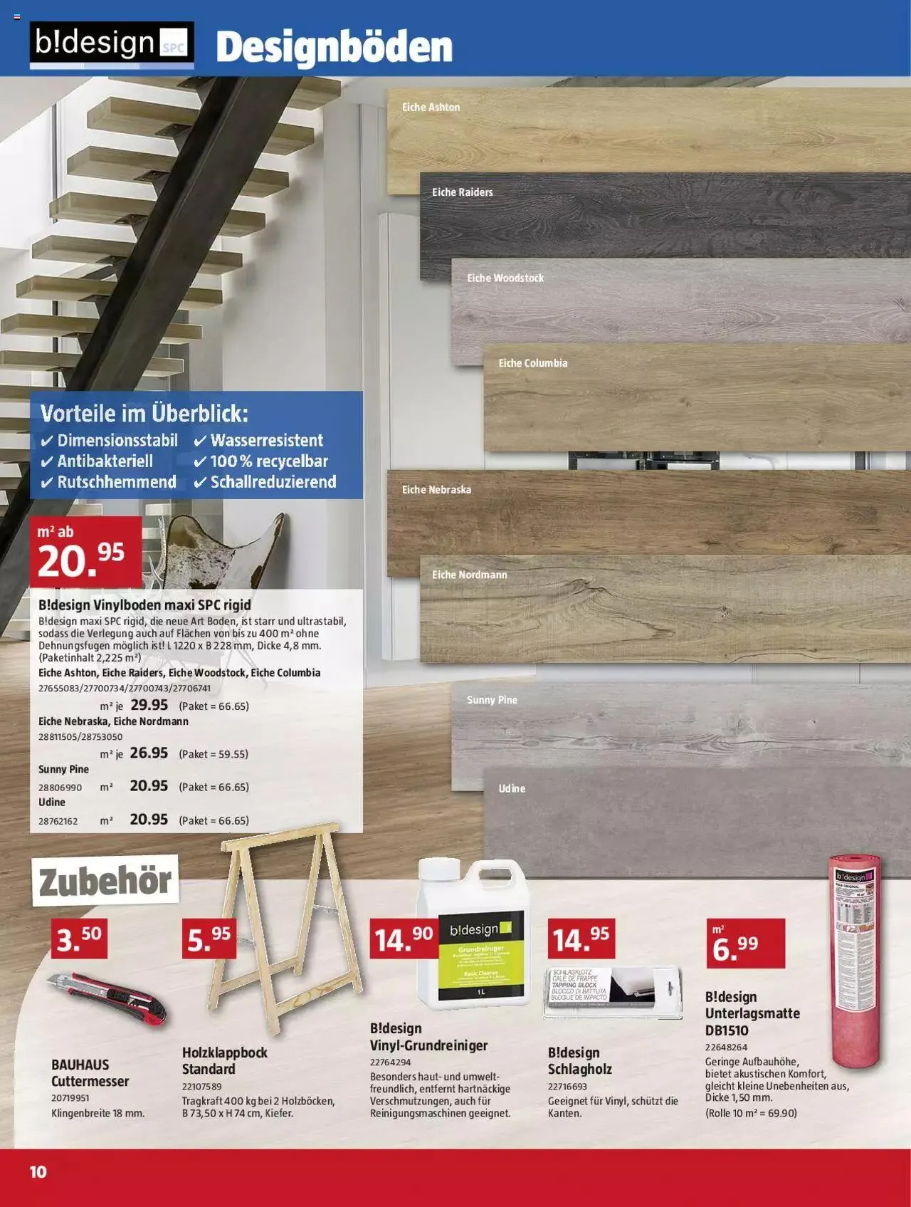 Bauhaus Aktionen von 30. Oktober bis 26. November 2023 - Prospekt seite 10