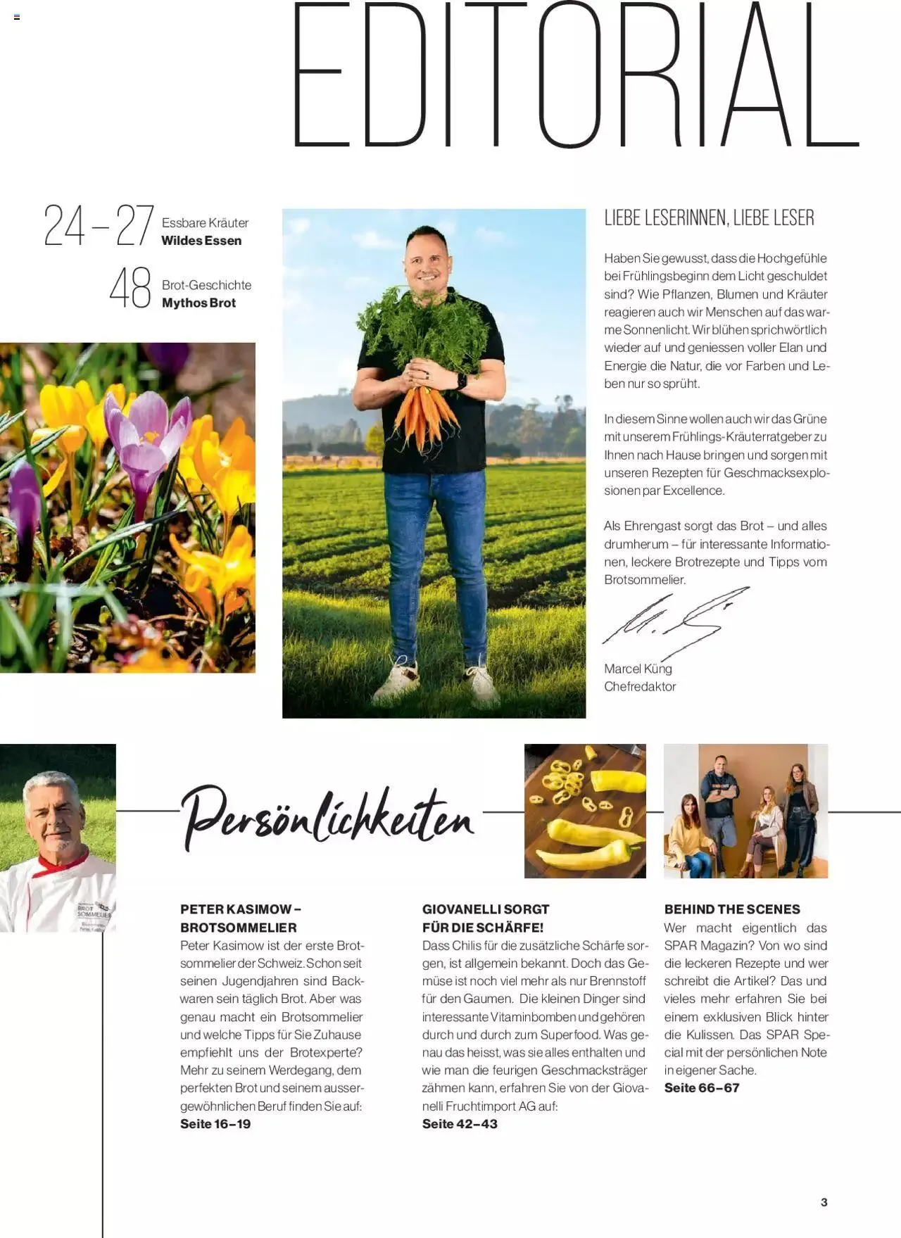 SPAR Kundenmagazin von 2. März bis 31. Dezember 2023 - Prospekt seite  3