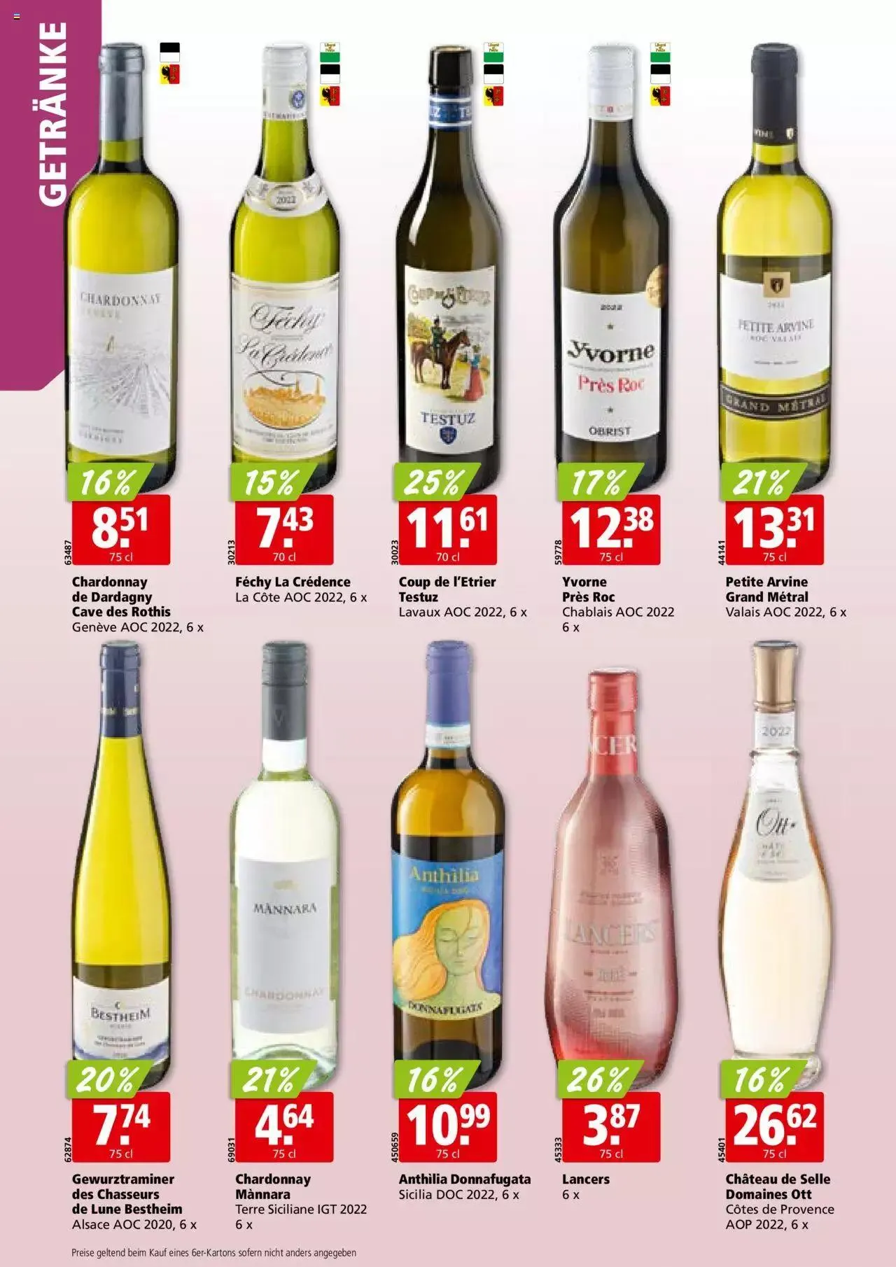 Aligro Aktionen für Businesskunden - Chavannes, Matran, Genf, Sitten von 4. Dezember bis 9. Dezember 2023 - Prospekt seite 24