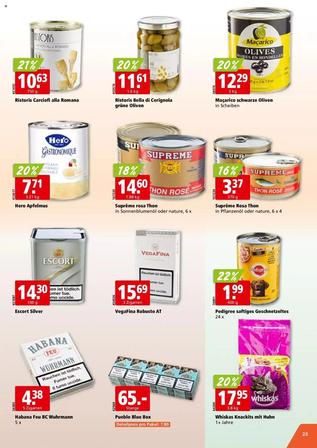 Aligro Aktionen von 2. Oktober bis 7. Oktober 2023 - Prospekt seite 23