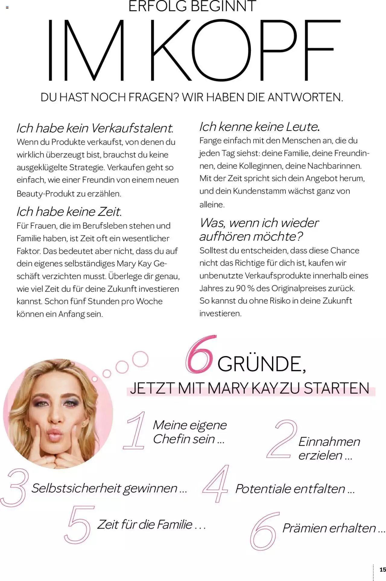 Mary Kay - Hallo Zukunft von 18. Februar bis 31. Dezember 2024 - Prospekt seite  15