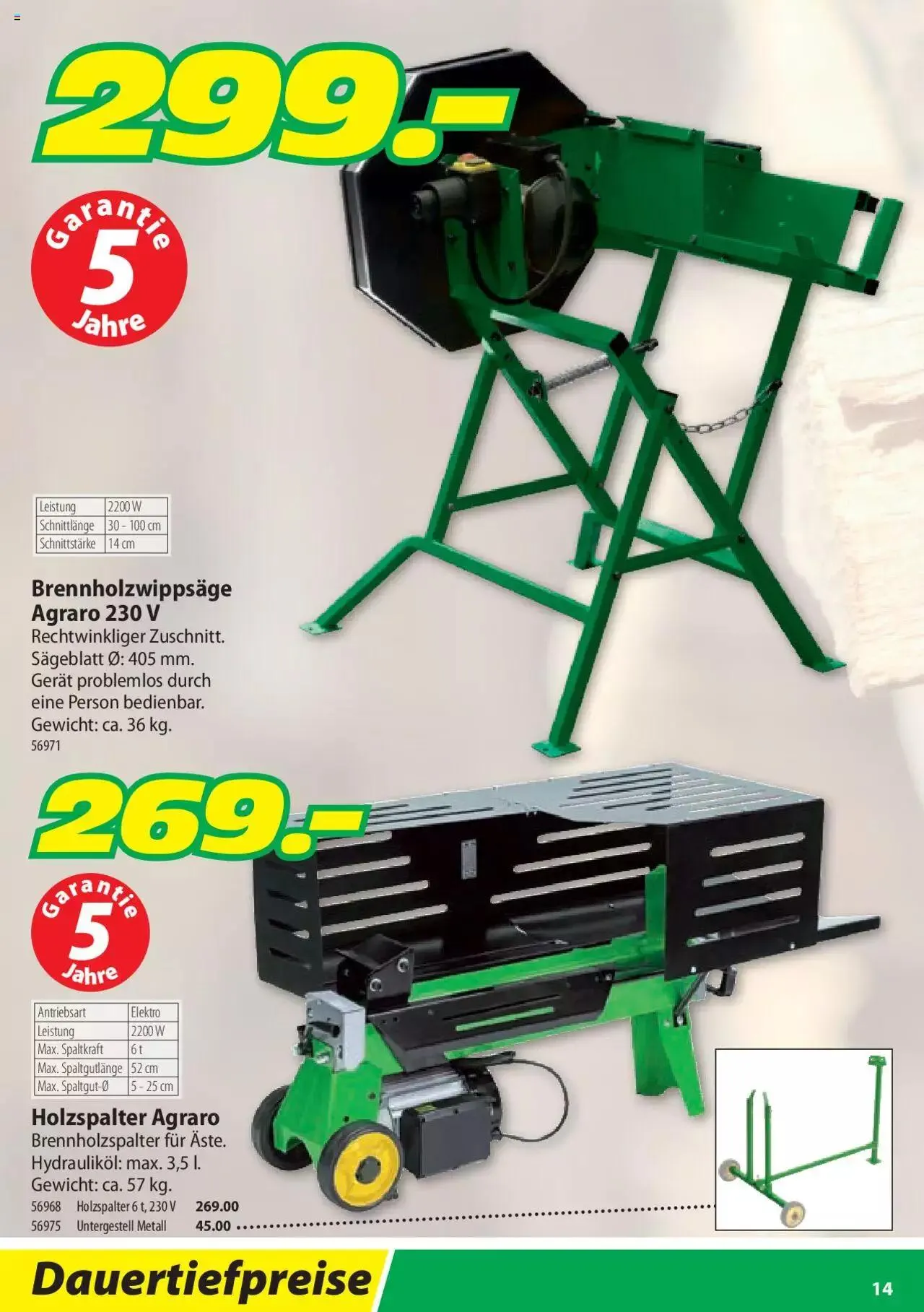 Landi - Motorgeräte 2022 von 1. April bis 31. Dezember 2023 - Prospekt seite 14