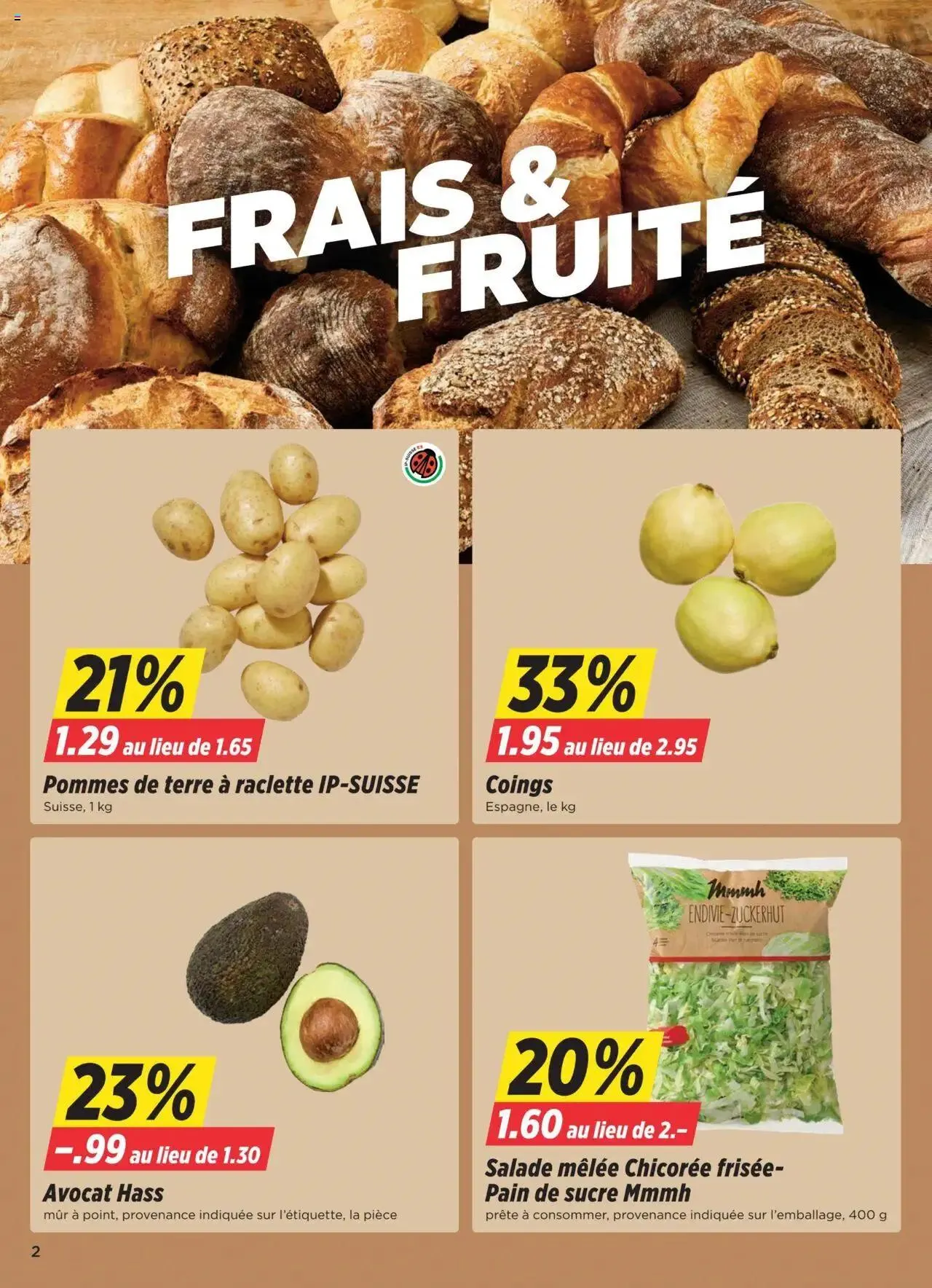 Denner Aktionen FR von 8. Oktober bis 14. Oktober 2024 - Prospekt seite  2