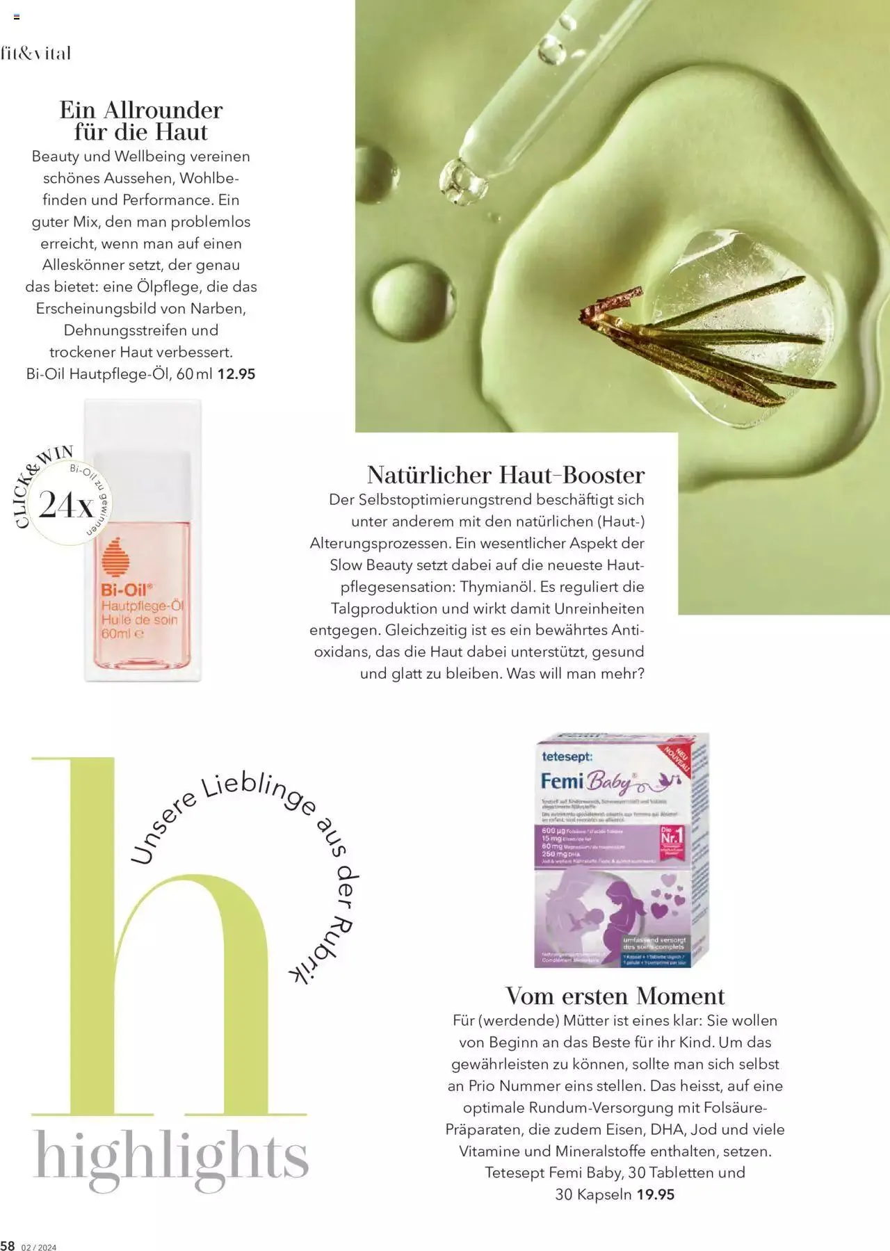 Coop Aktionen Beauty & Life von 29. April bis 31. Dezember 2024 - Prospekt seite  58