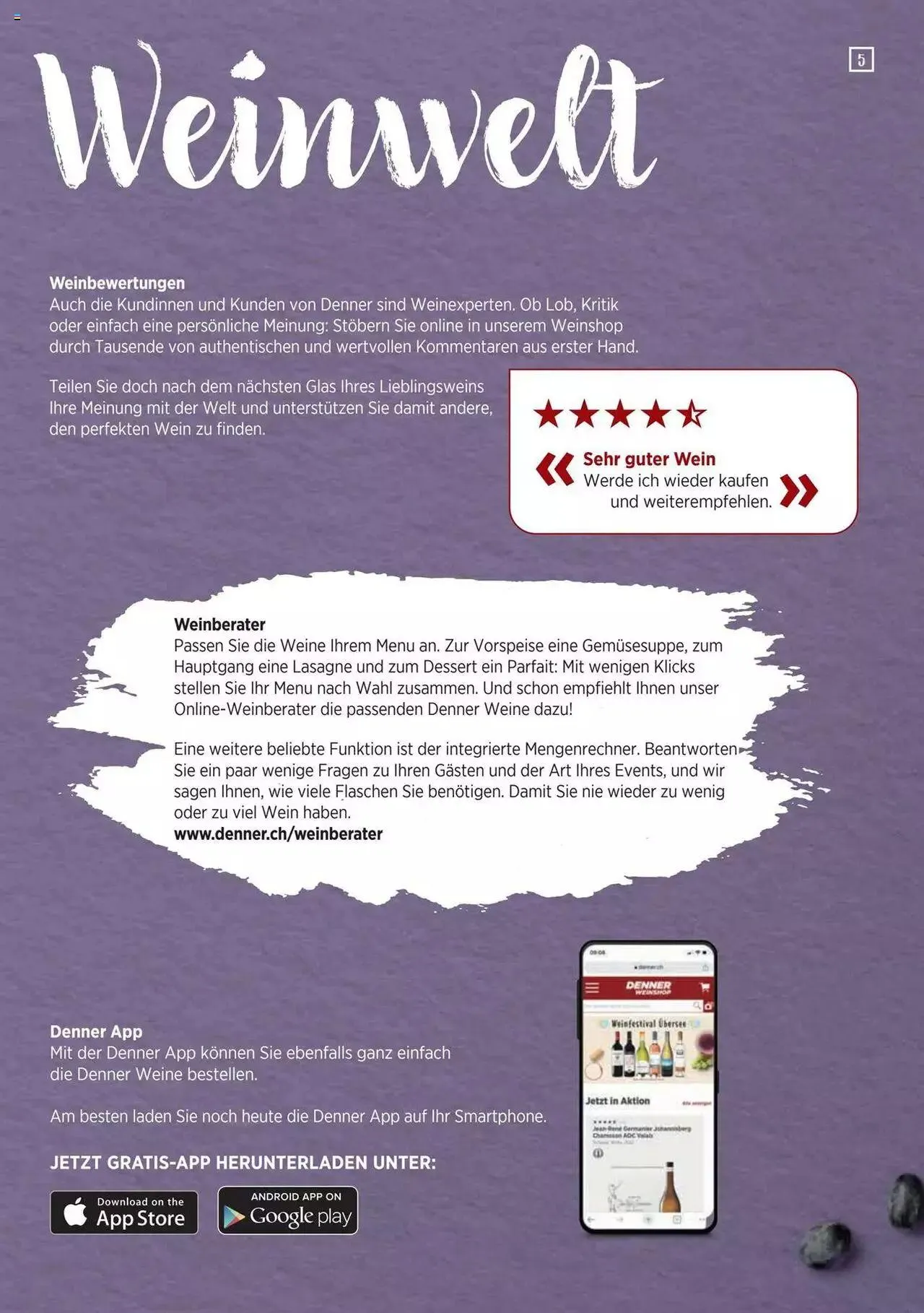 Denner Wine Guide 2023/2024 DE von 11. September bis 31. Dezember 2023 - Prospekt seite 4