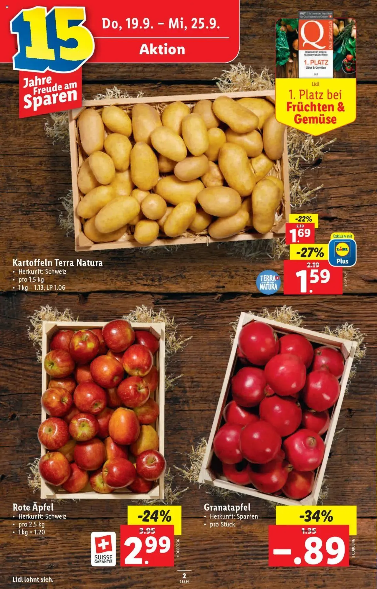 Lidl Aktionen von 19. September bis 25. September 2024 - Prospekt seite  2