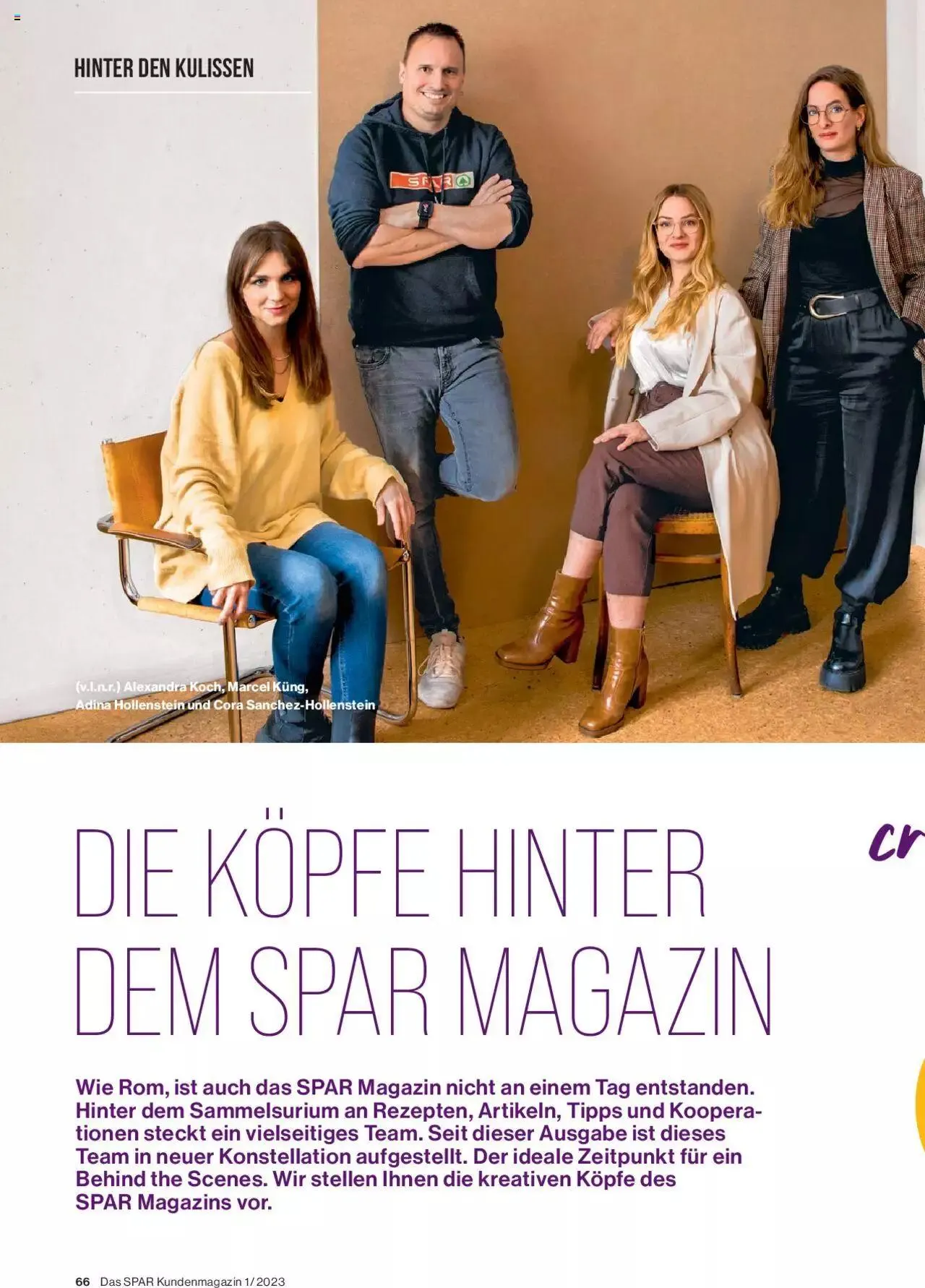 SPAR Kundenmagazin von 2. März bis 31. Dezember 2023 - Prospekt seite 66