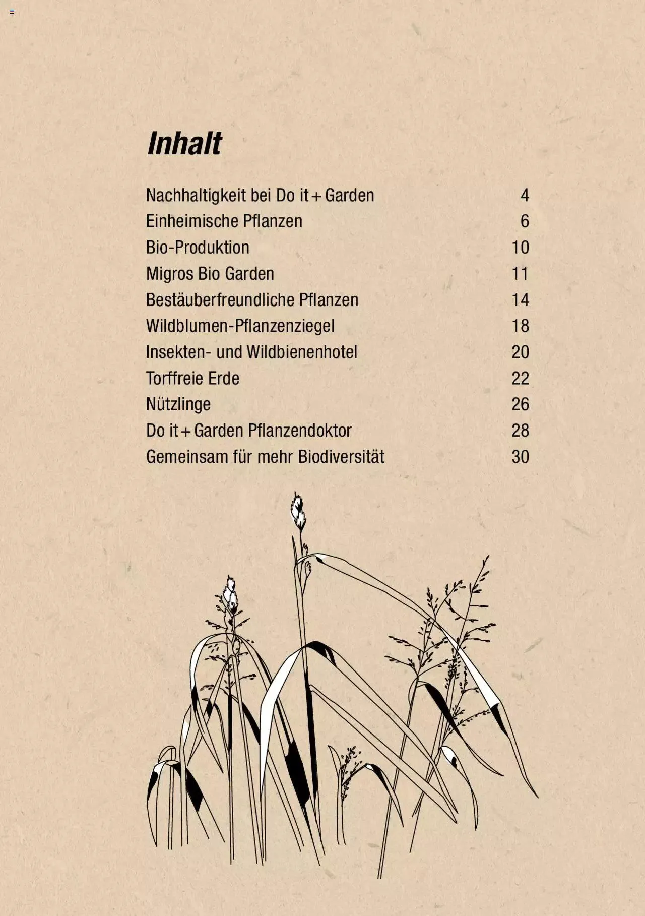 DO IT+GARDEN MIGROS - Biodiversität Broschüre von 9. März bis 31. Dezember 2024 - Prospekt seite  3