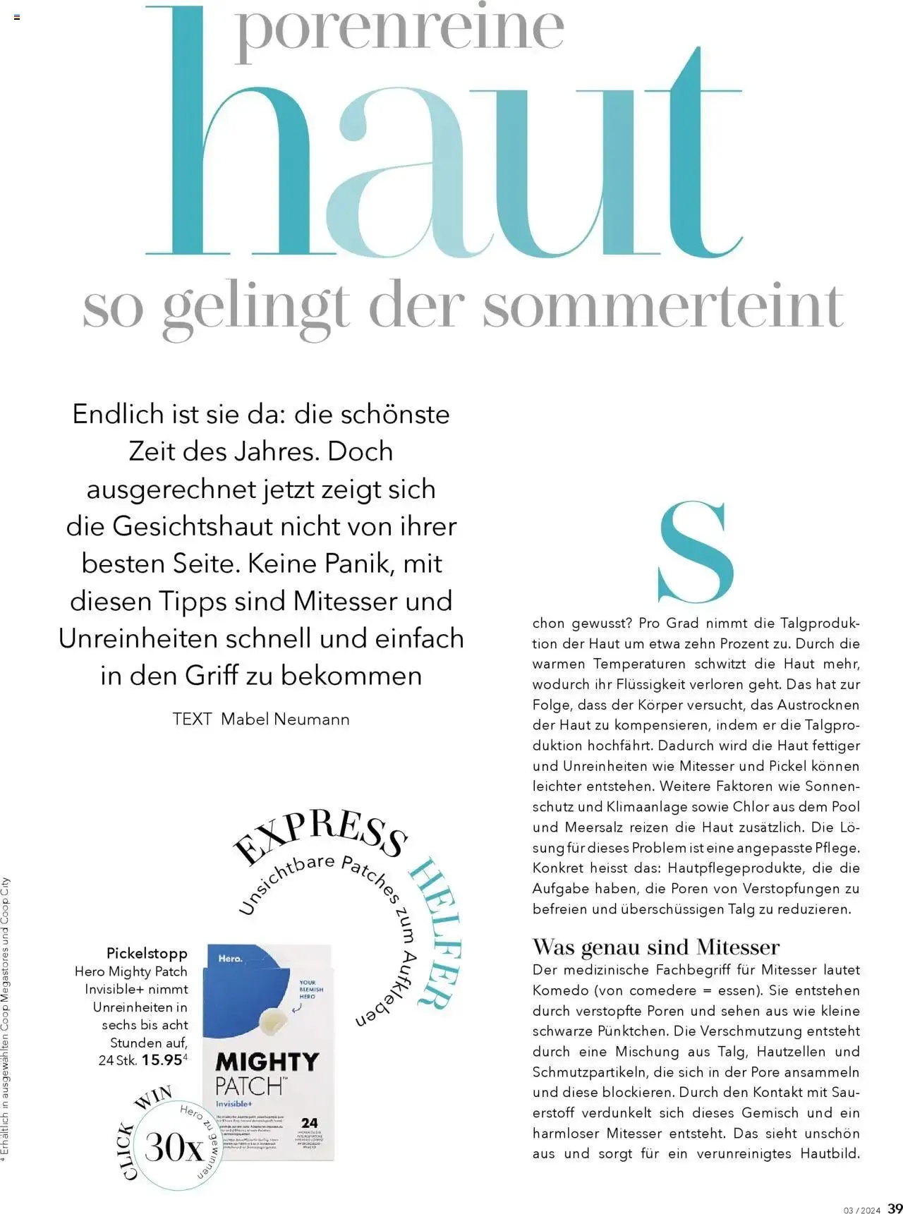 Coop Aktionen Beauty & Life von 2. Juli bis 31. Dezember 2024 - Prospekt seite  39