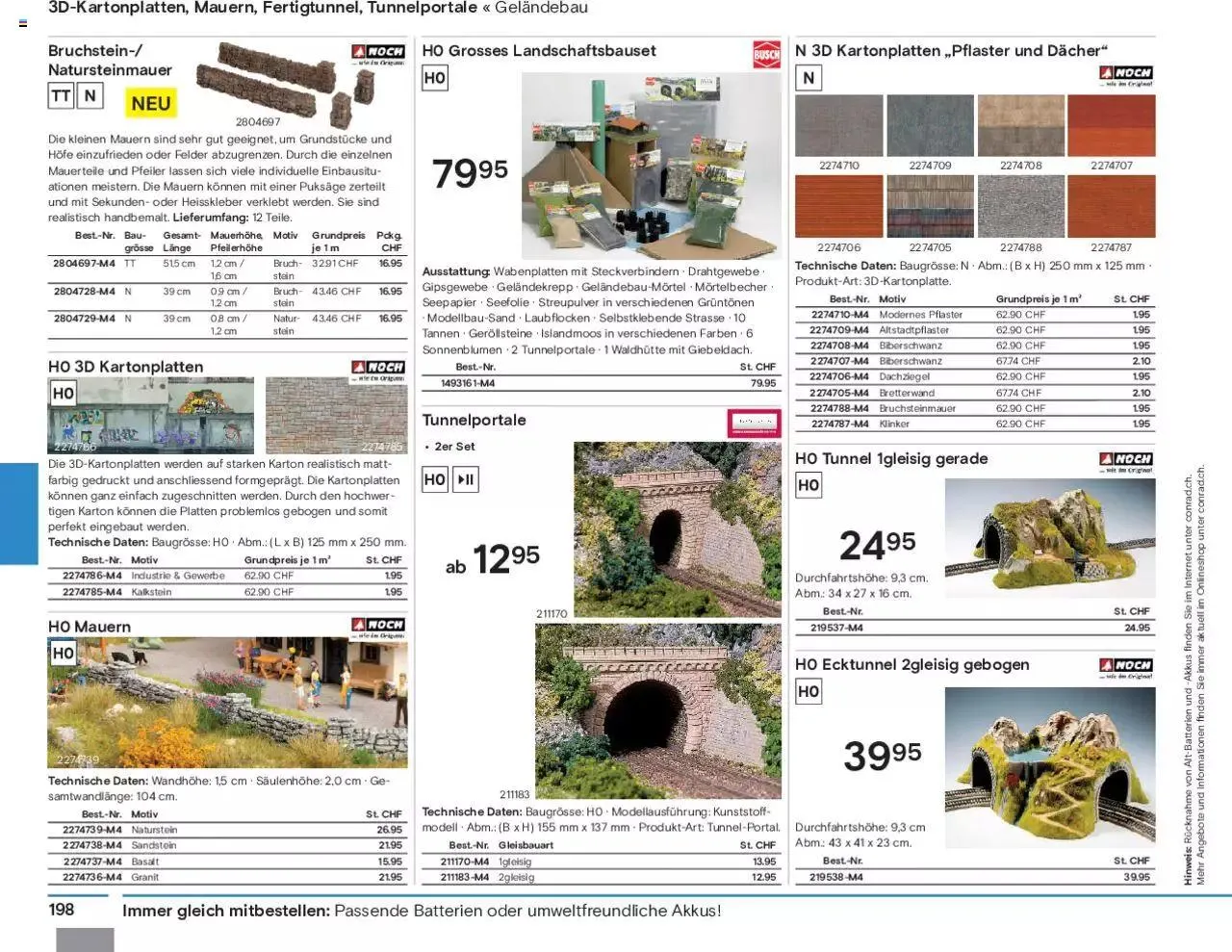 Conrad Modellbahn Katalog 2023/24 von 5. September bis 31. Dezember 2023 - Prospekt seite  200