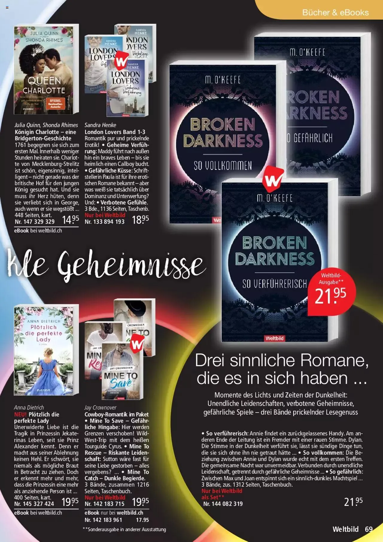 Weltbild Aktionen von 1. Juli bis 31. Juli 2023 - Prospekt seite  69