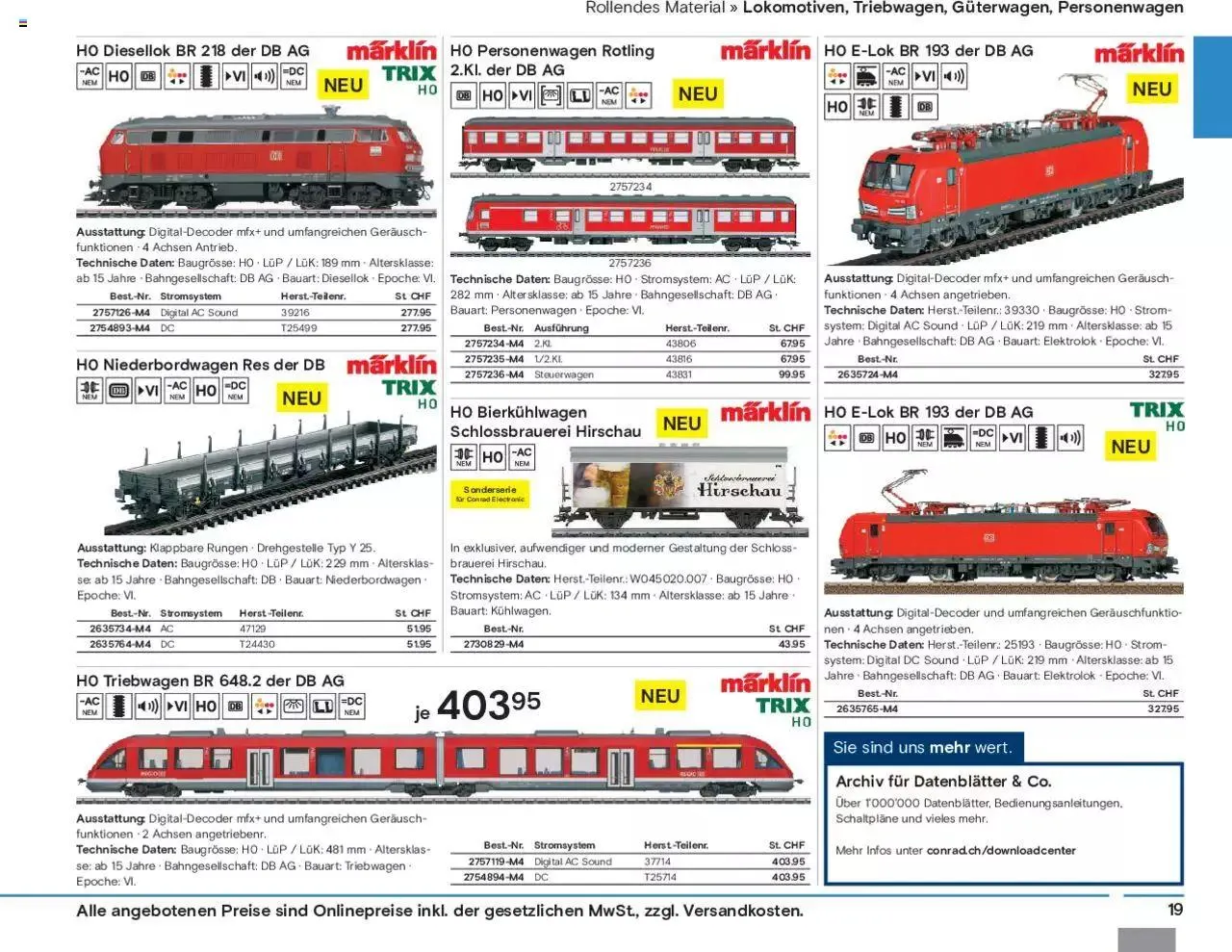 Conrad Modellbahn Katalog 2023/24 von 5. September bis 31. Dezember 2024 - Prospekt seite  21