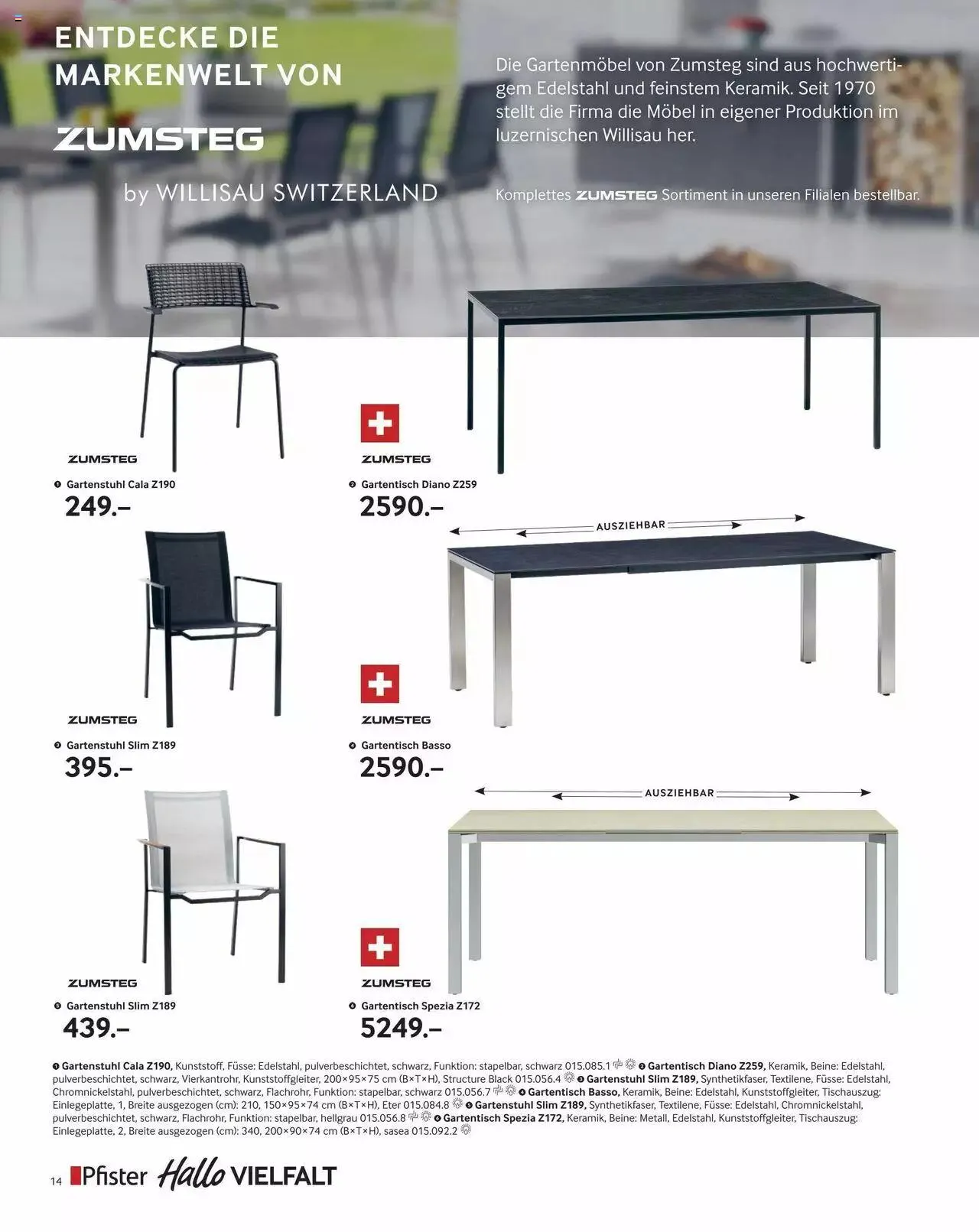 Pfister Aktionen Garten 2023 von 23. Februar bis 31. Dezember 2023 - Prospekt seite  14