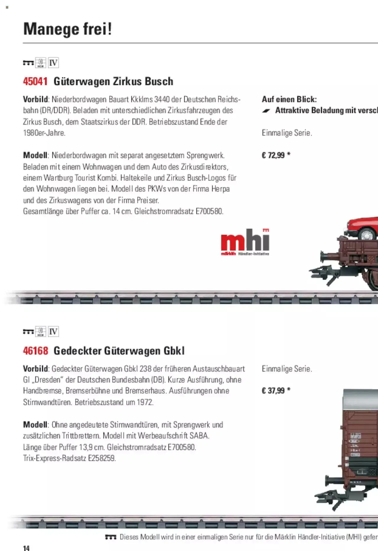 Conrad - Märklin Neuheiten 2022 von 28. März bis 31. Dezember 2023 - Prospekt seite  31
