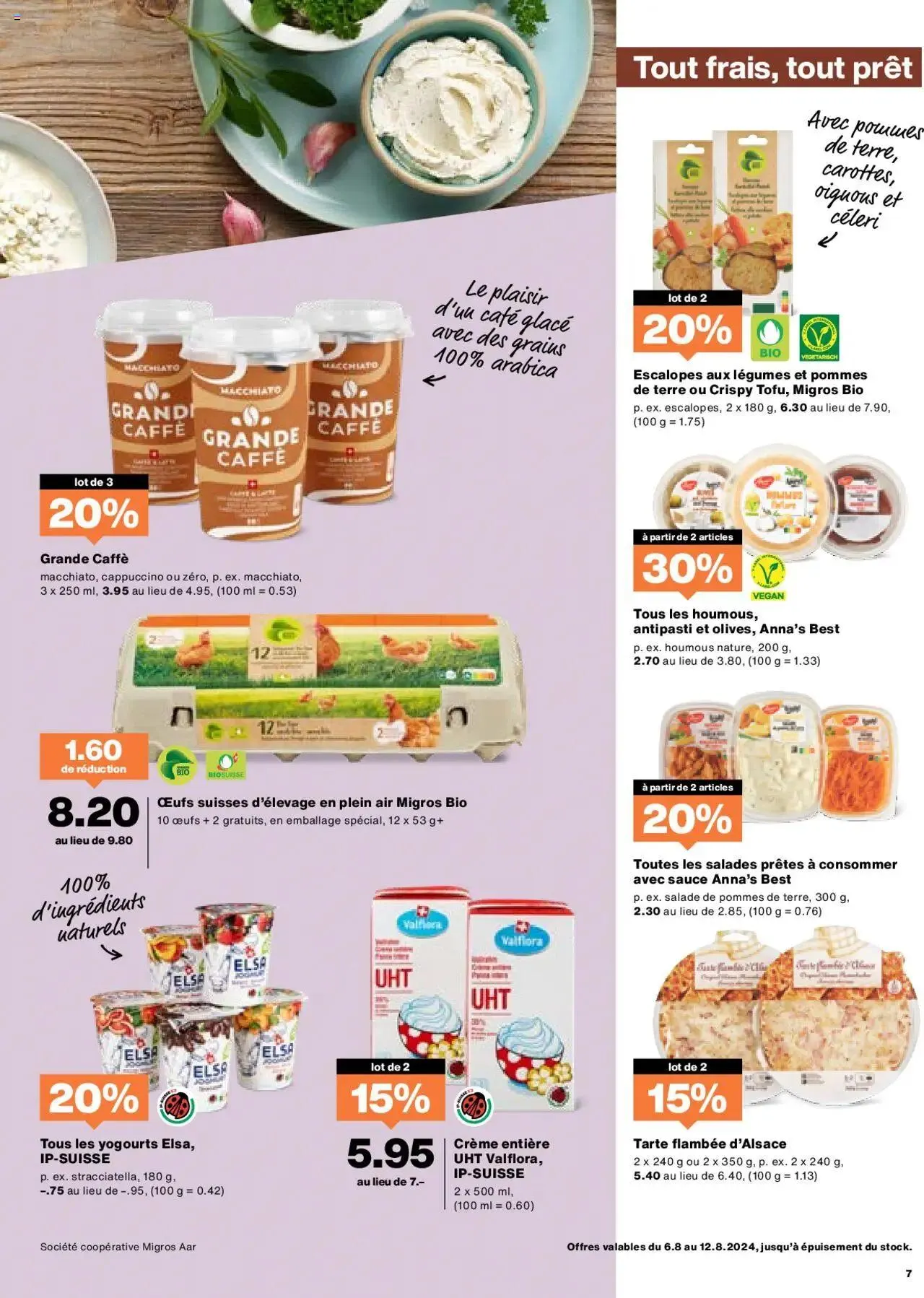 Migros Aktionen von 6. August bis 12. August 2024 - Prospekt seite  7