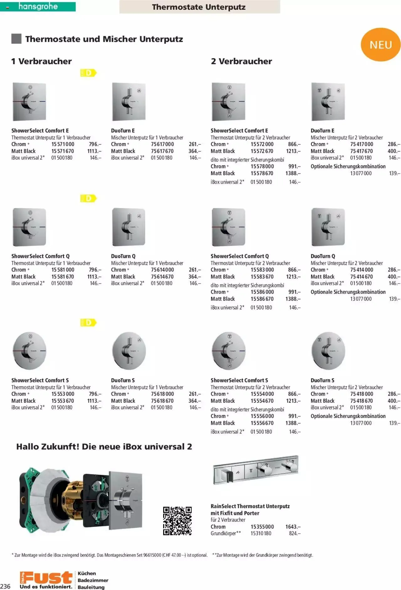 Fust Aktionen Badezimmermagazin von 17. April bis 31. Dezember 2024 - Prospekt seite  236