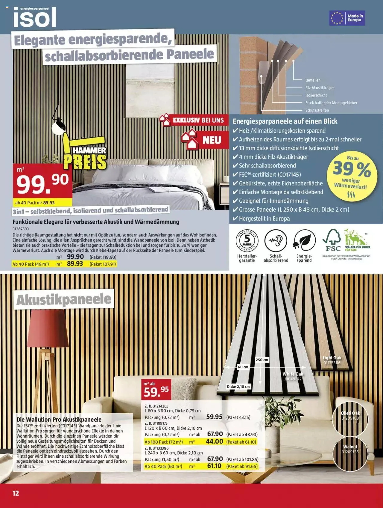 Bauhaus Aktionen von 30. Oktober bis 26. November 2023 - Prospekt seite 12