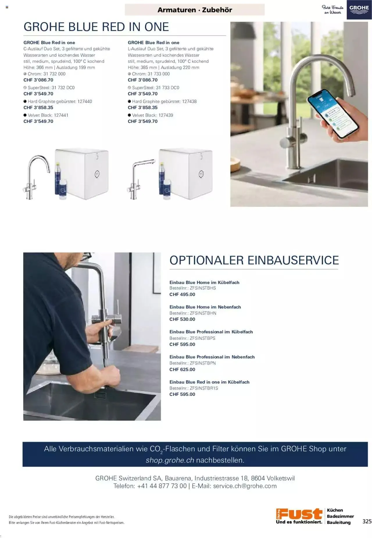 Fust - Küchenmagazin - Riesenauswahl von 22. Februar bis 31. Dezember 2023 - Prospekt seite 325