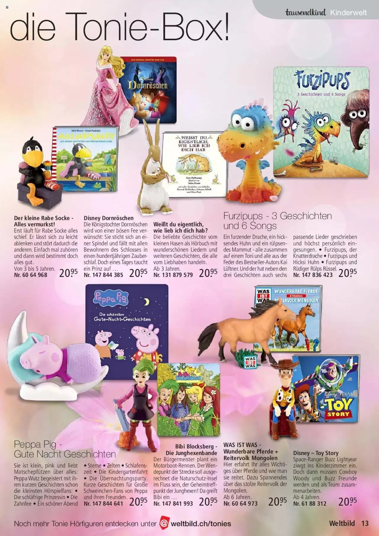 Weltbild Aktionen von 1. Juli bis 31. Juli 2023 - Prospekt seite  13