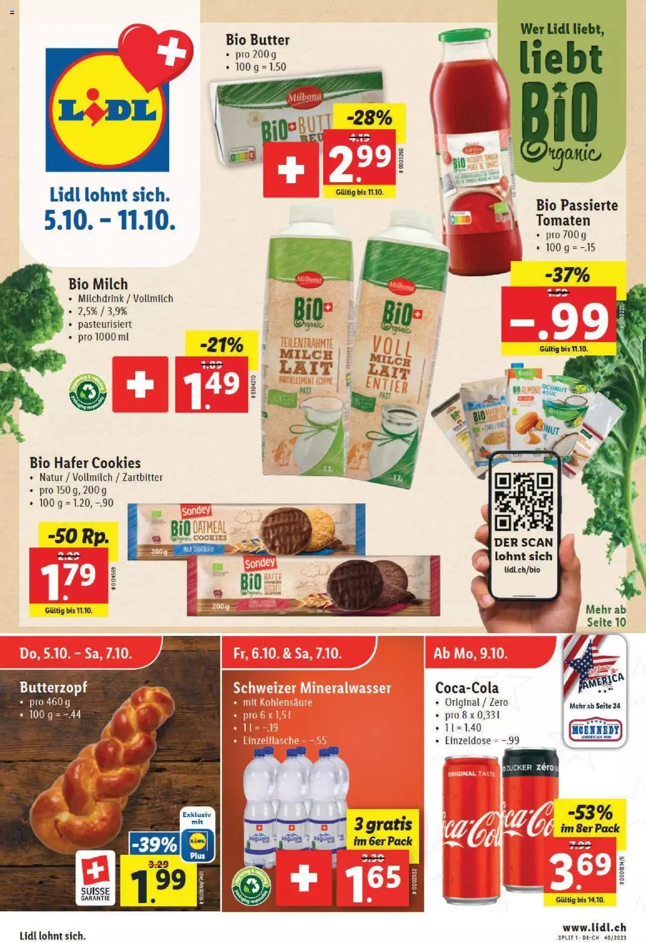 Lidl Aktionen von 5. Oktober bis 11. Oktober 2023 - Prospekt seite  1