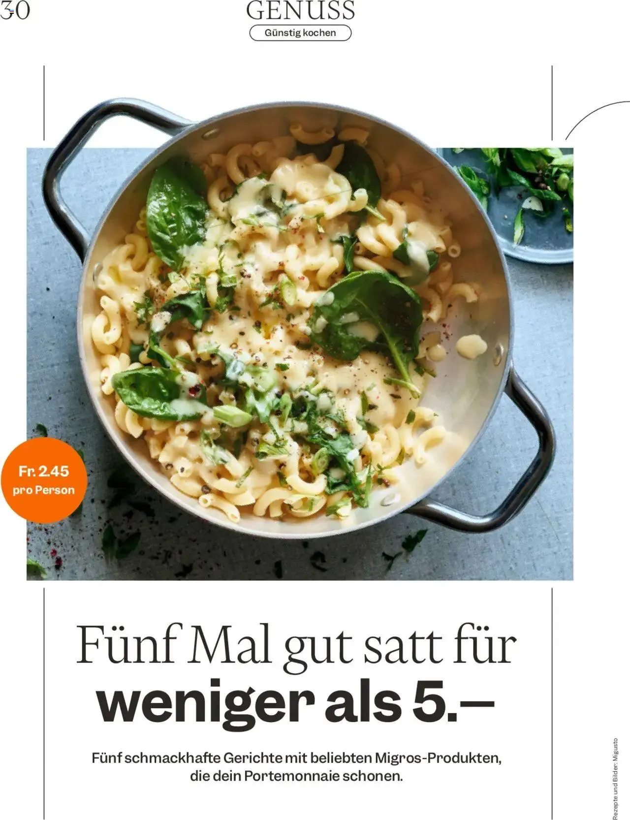 Migros - Magazin von 21. Oktober bis 27. Oktober 2024 - Prospekt seite 30
